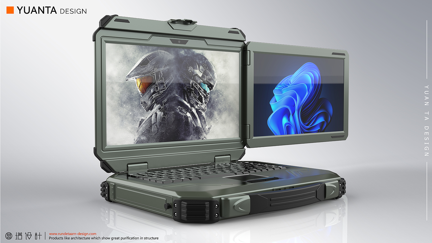 industrial design，Three defense，notebook，product design，science and technology，strong，Mecha，fashion，