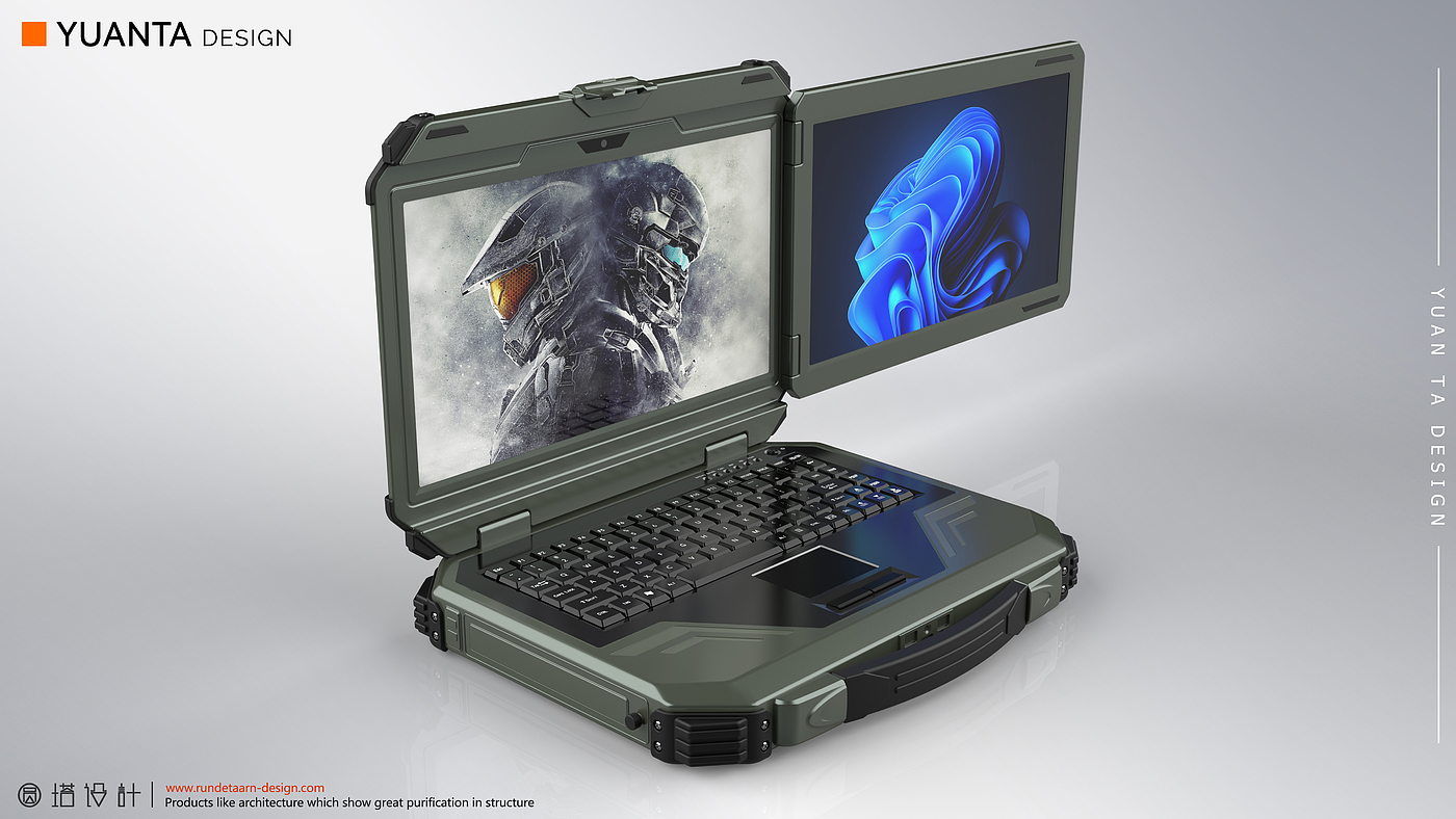 industrial design，Three defense，notebook，product design，science and technology，strong，Mecha，fashion，