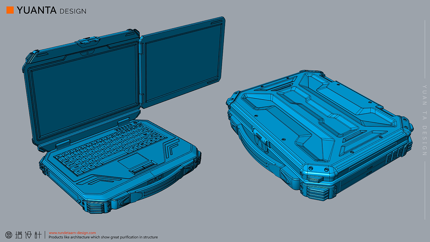 industrial design，Three defense，notebook，product design，science and technology，strong，Mecha，fashion，