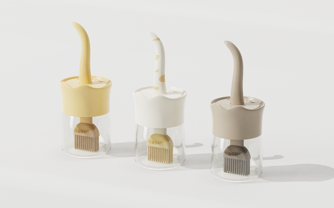 Oil brush design，Bionics Design ，Kitchen supplies，Brush design，Home design，product design，Creative design，