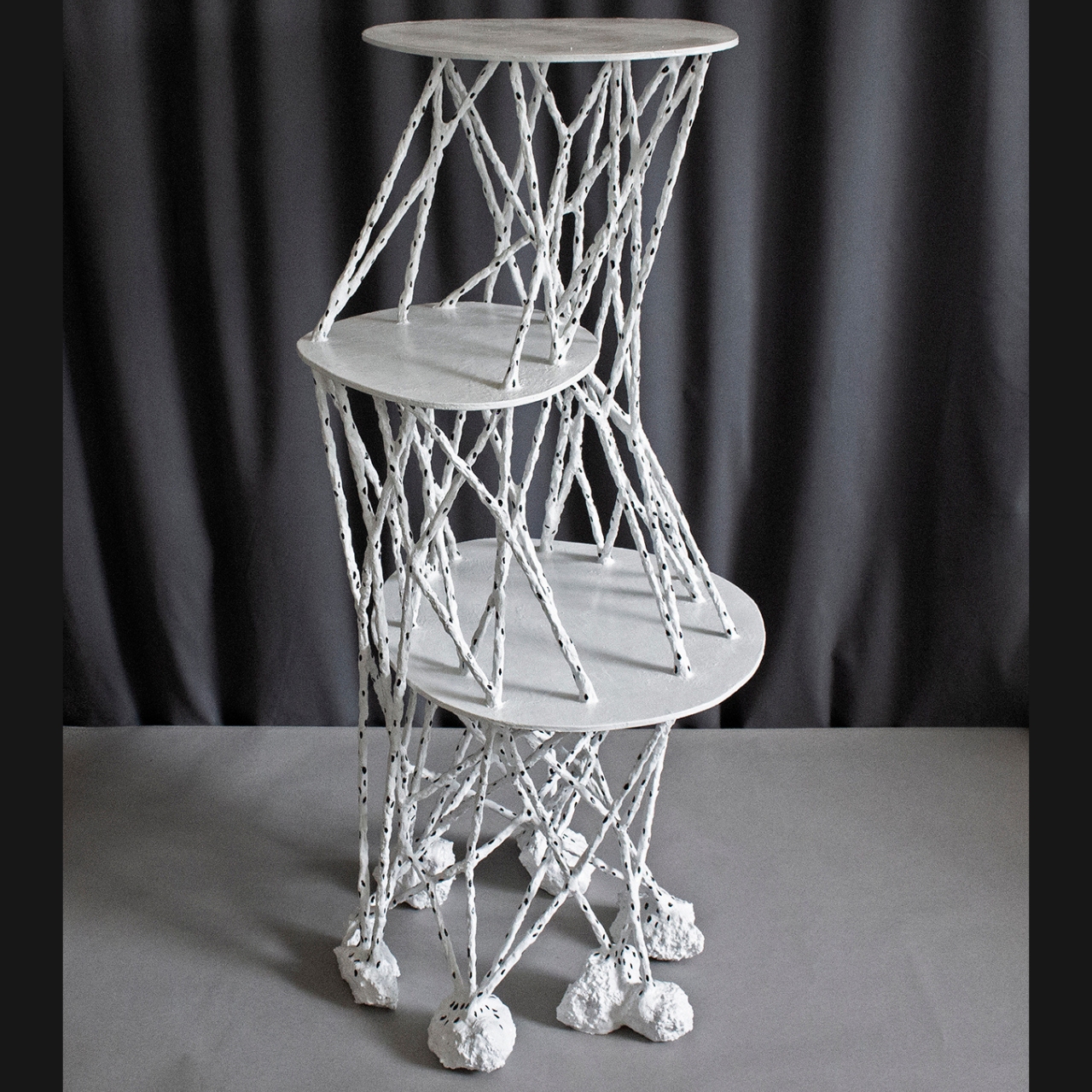 Side table，shelf，furniture，Artwork，