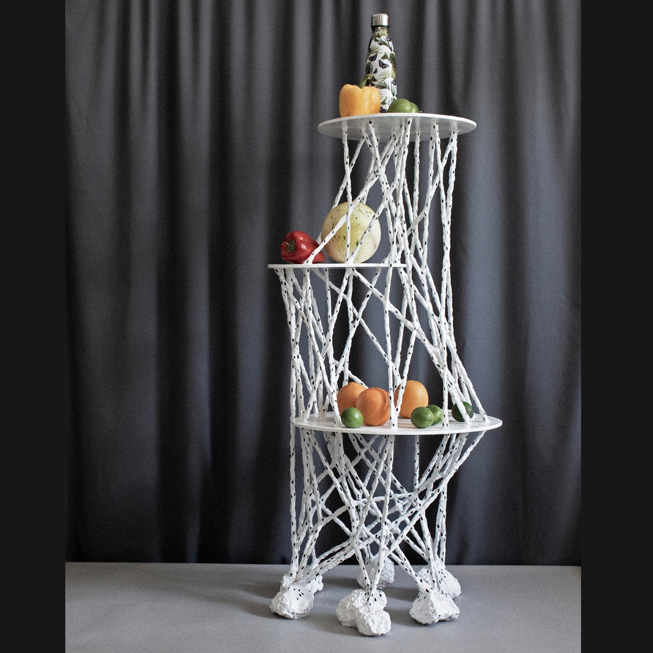 Side table，shelf，furniture，Artwork，