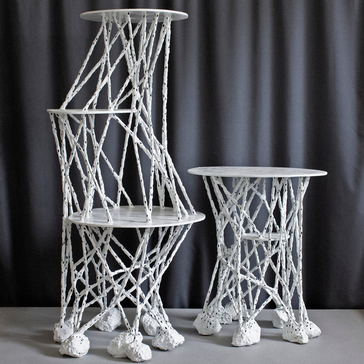 Side table，shelf，furniture，Artwork，