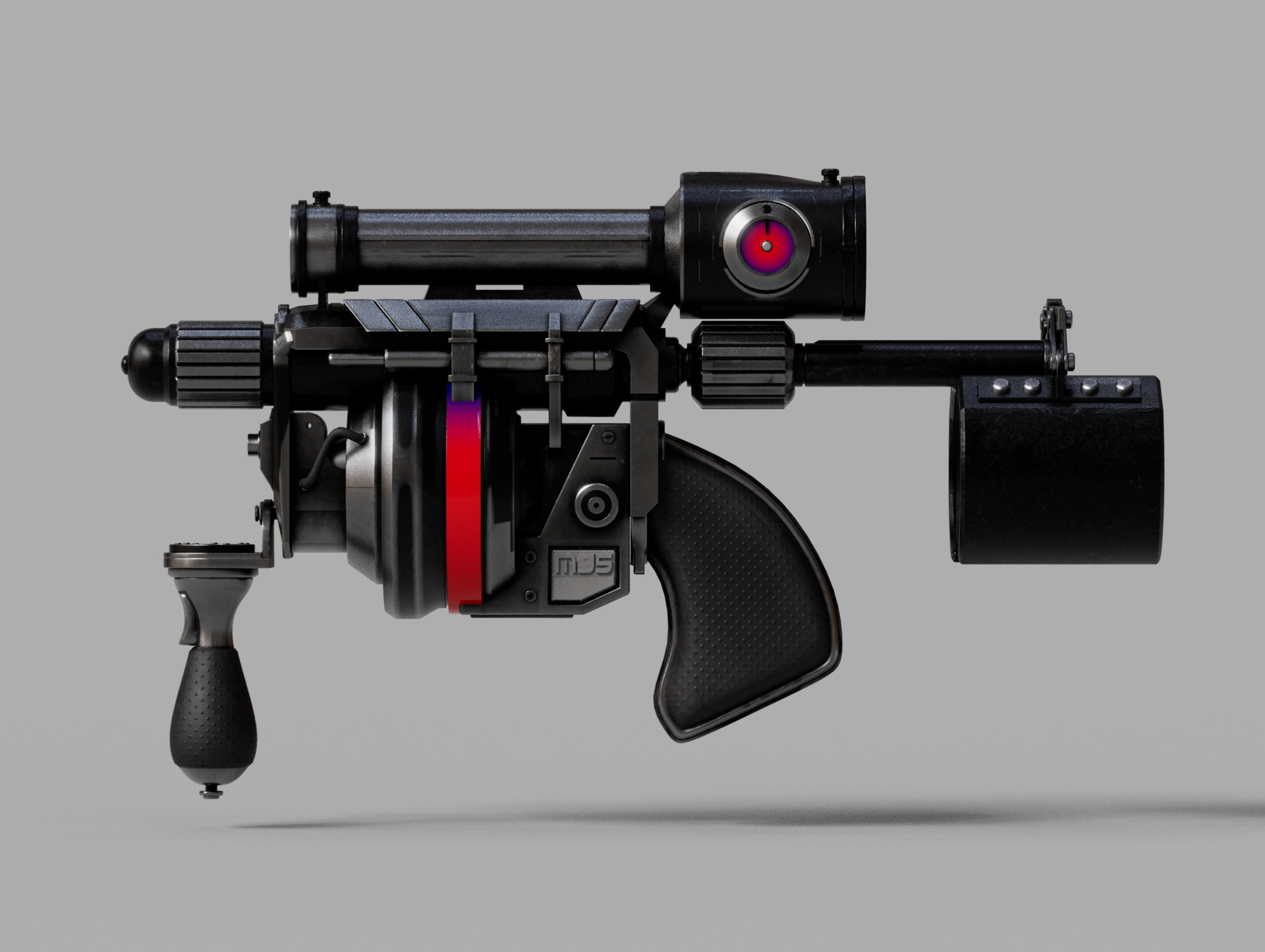firearms，conceptual design，3D modeling，tool，