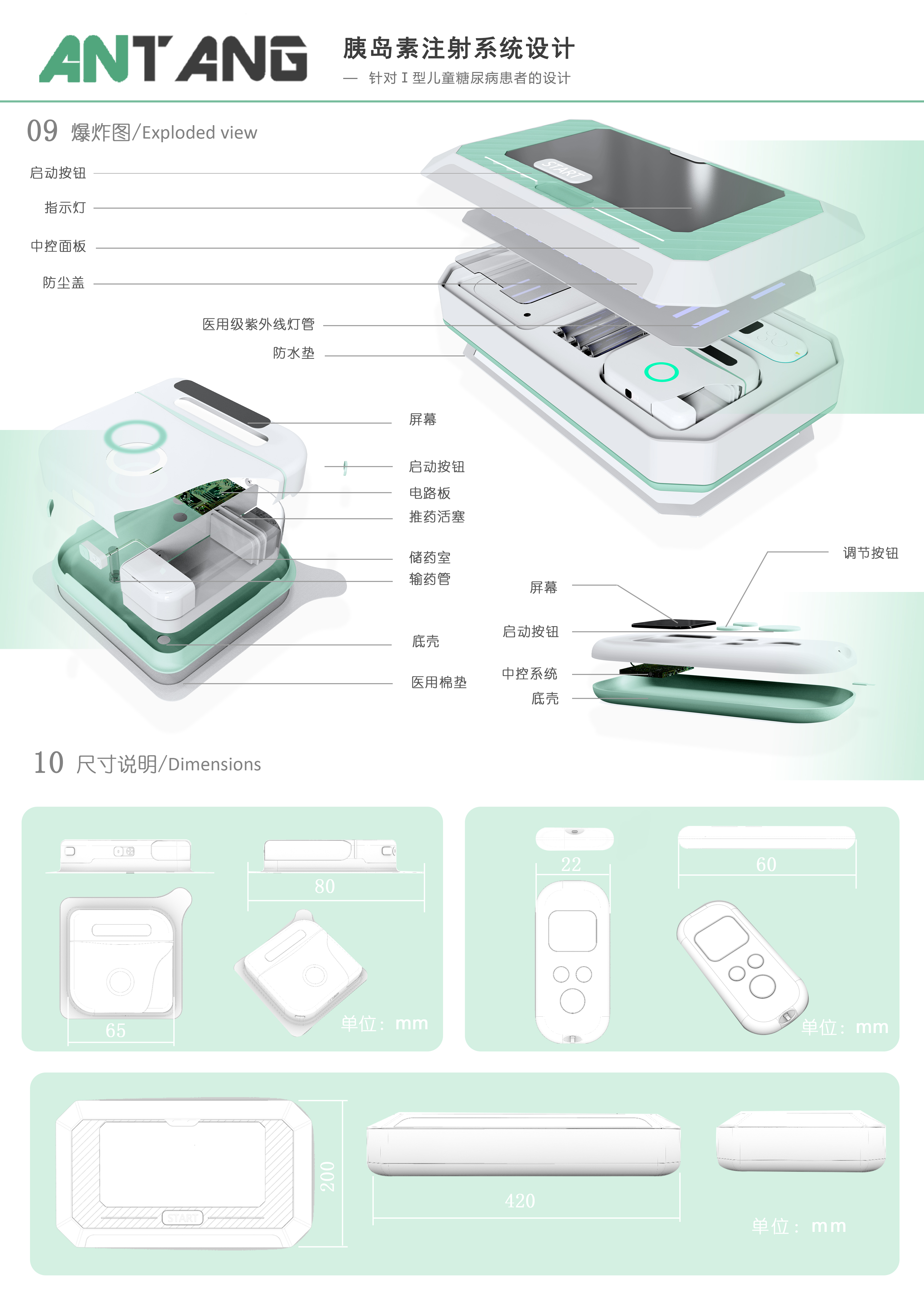 Wearable design，insulin，industrial design，
