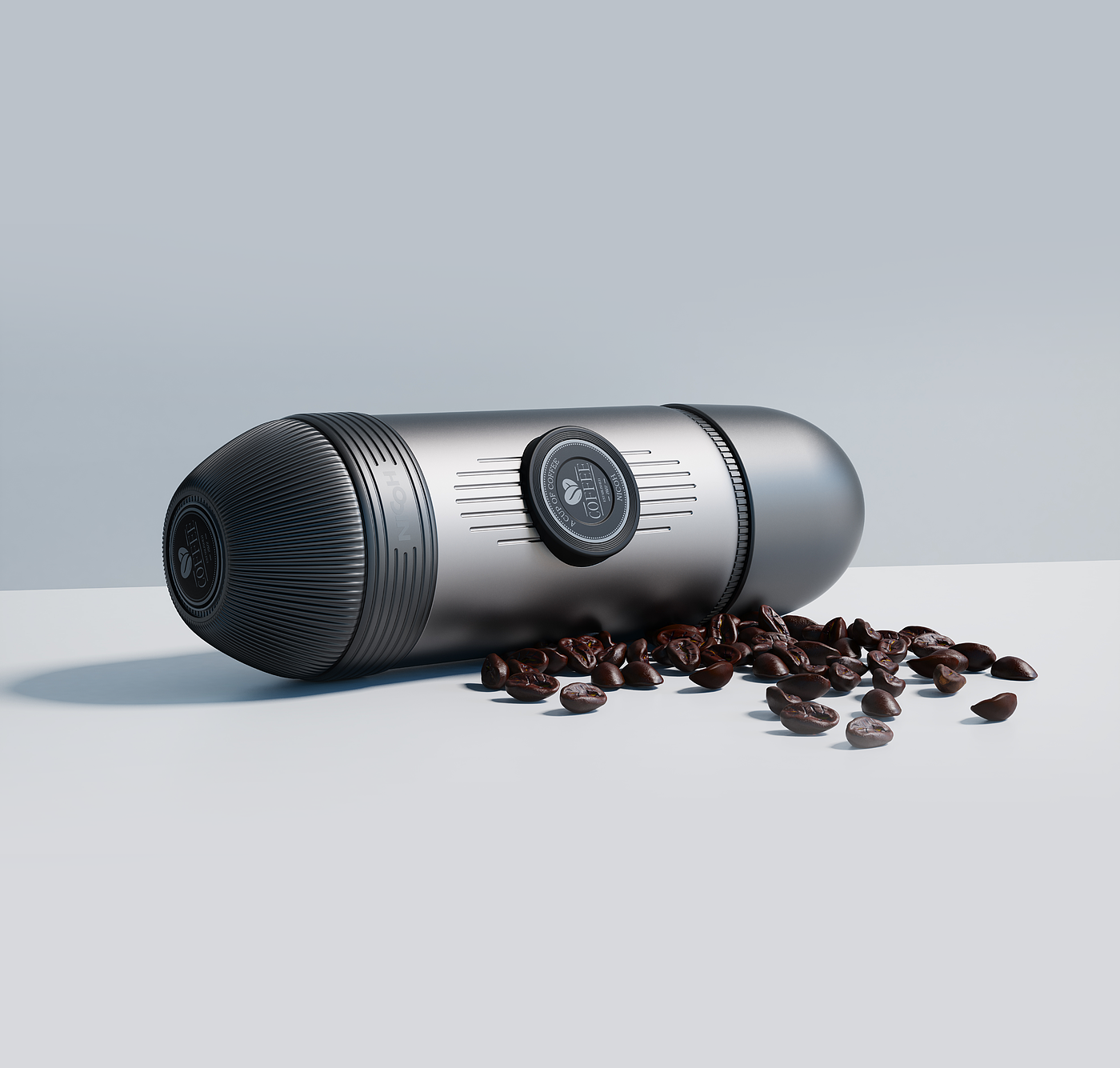 Coffee，coffee cup，Xiaoming Sugar Design，Grind coffee，Portable，Shared coffee，texture，