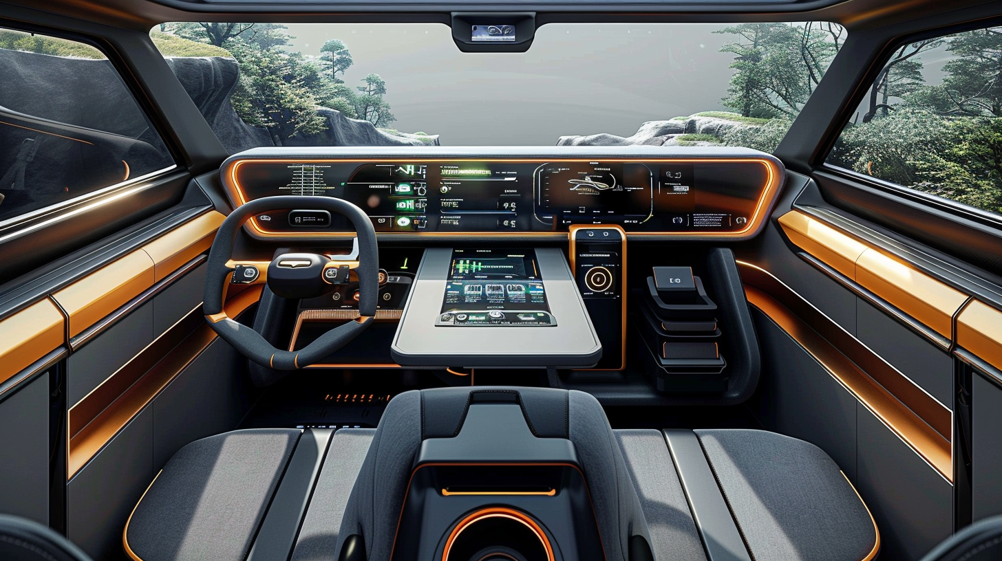 Automotive interior，Love Bulb Inspiring Library，