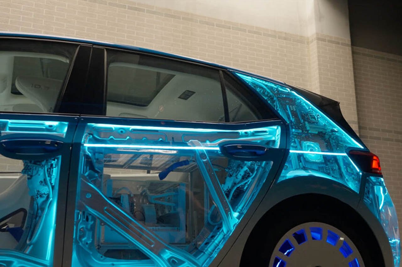 transparent，Volkswagen ID 3，automobile，