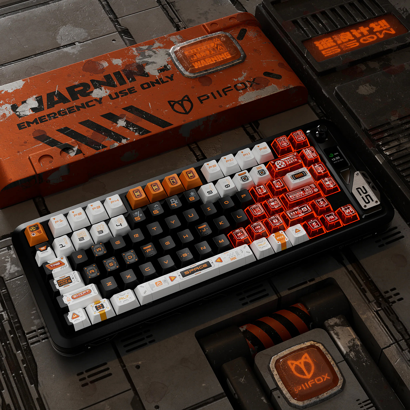 Mechanical keyboard，Magnetic axis keyboard，Customization，Mecha wind，Game peripherals，Tide Play Style，Table setting，