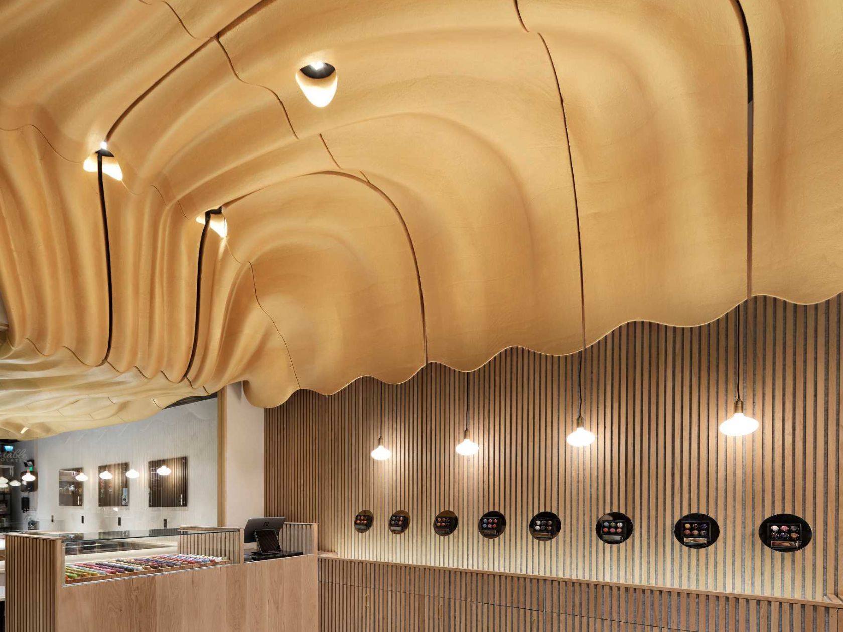 Blue Table chocolate，Chocolate Shop，Interior design，environmental design，