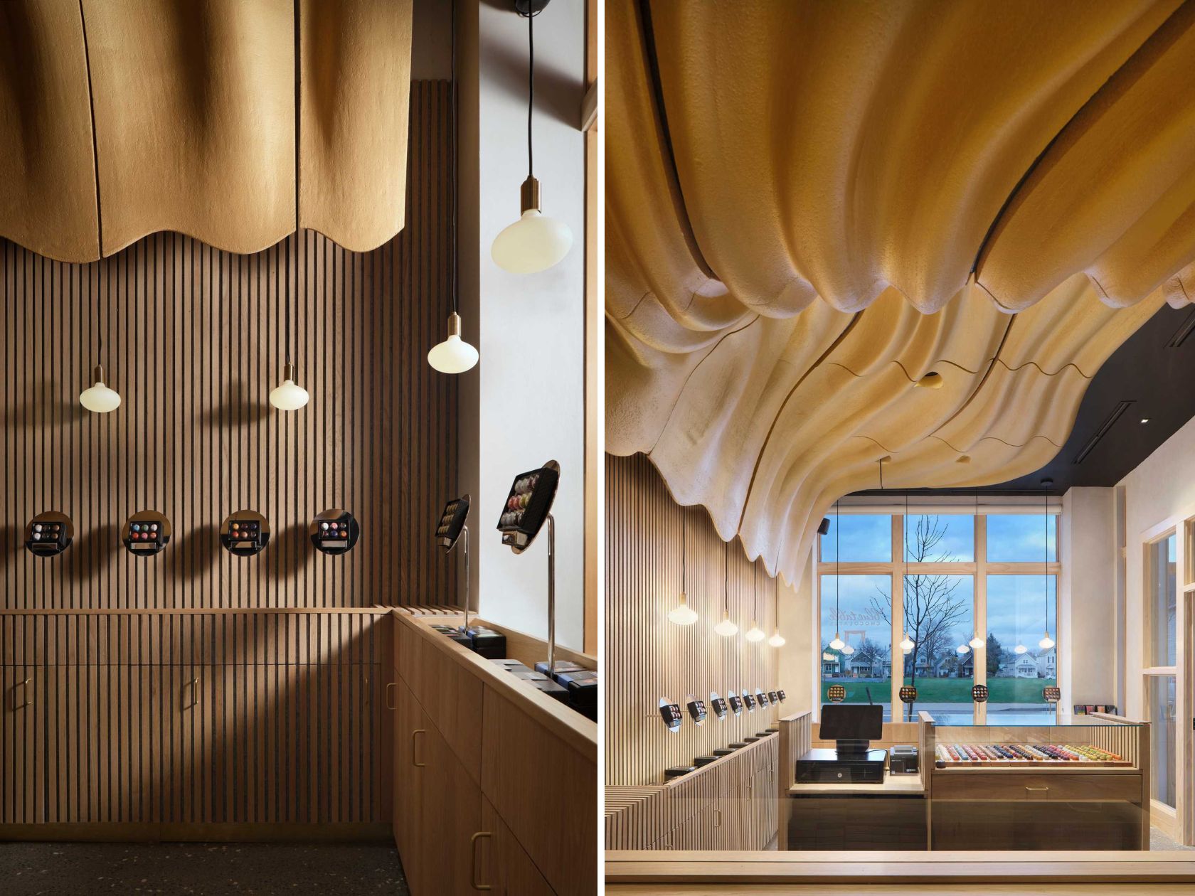 Blue Table chocolate，Chocolate Shop，Interior design，environmental design，