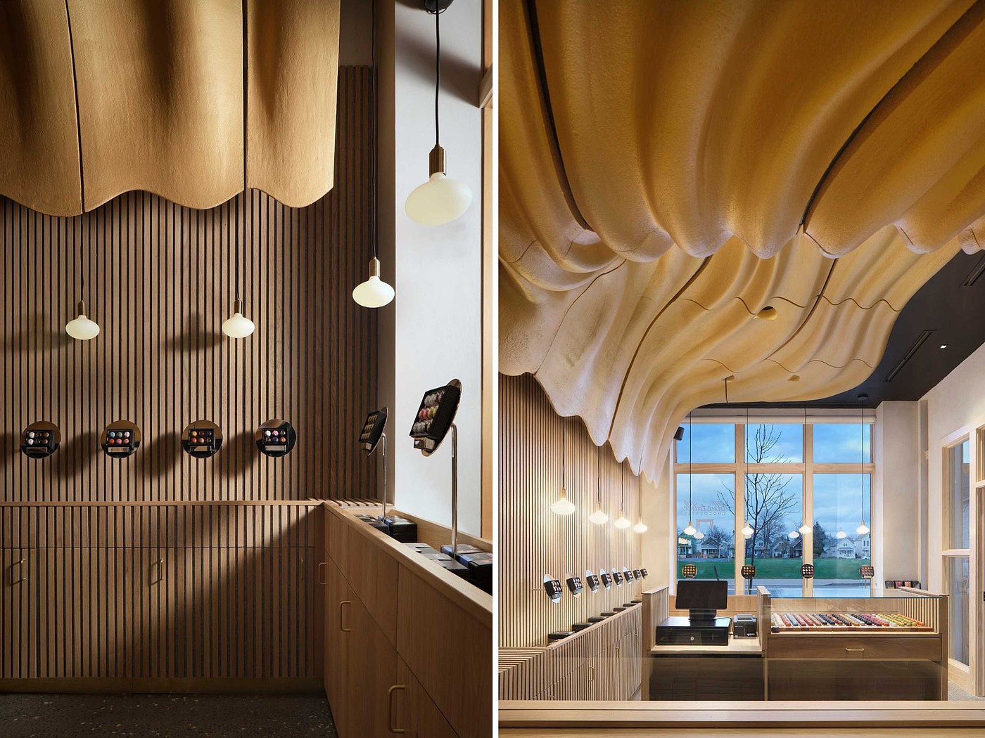 Blue Table chocolate，Chocolate Shop，Interior design，environmental design，