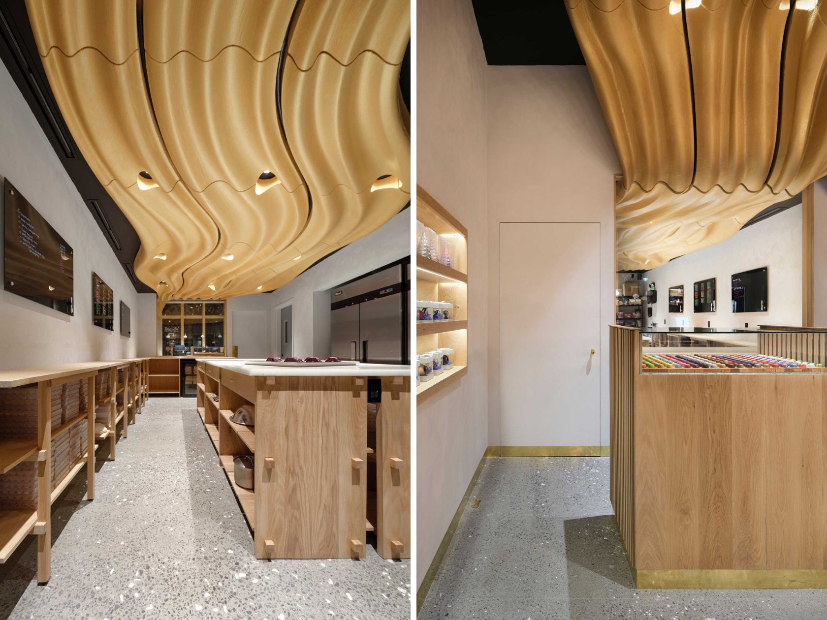 Blue Table chocolate，Chocolate Shop，Interior design，environmental design，