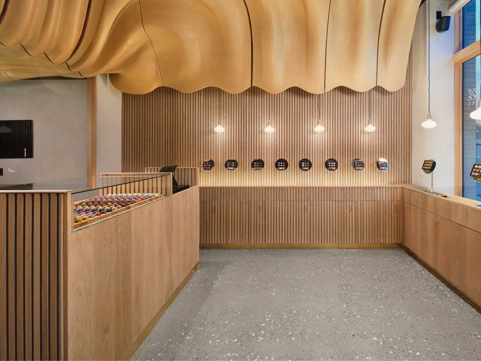 Blue Table chocolate，Chocolate Shop，Interior design，environmental design，