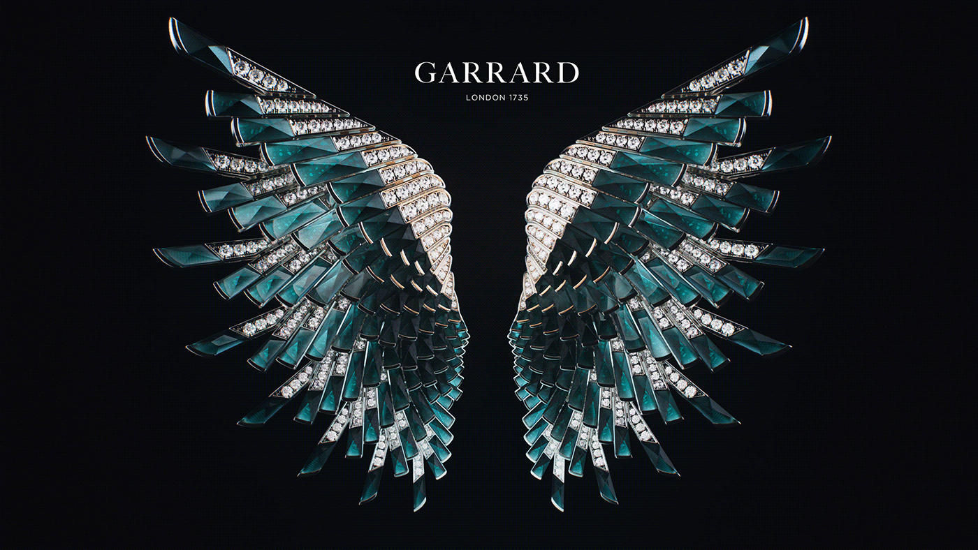 GARRARD WINGS RISING，Pendant，Concept map，Pendant，Necklace，