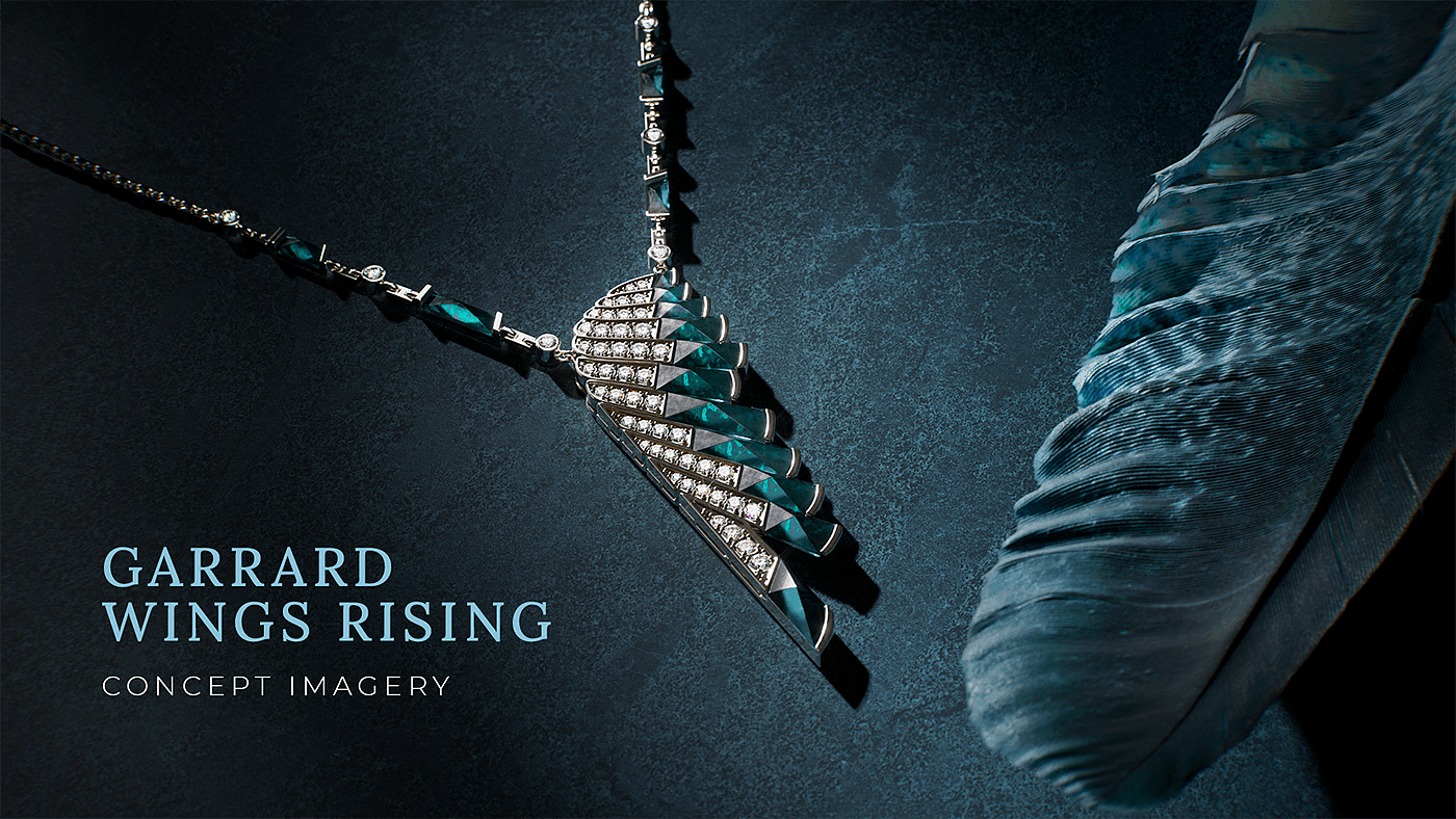 GARRARD WINGS RISING，Pendant，Concept map，Pendant，Necklace，