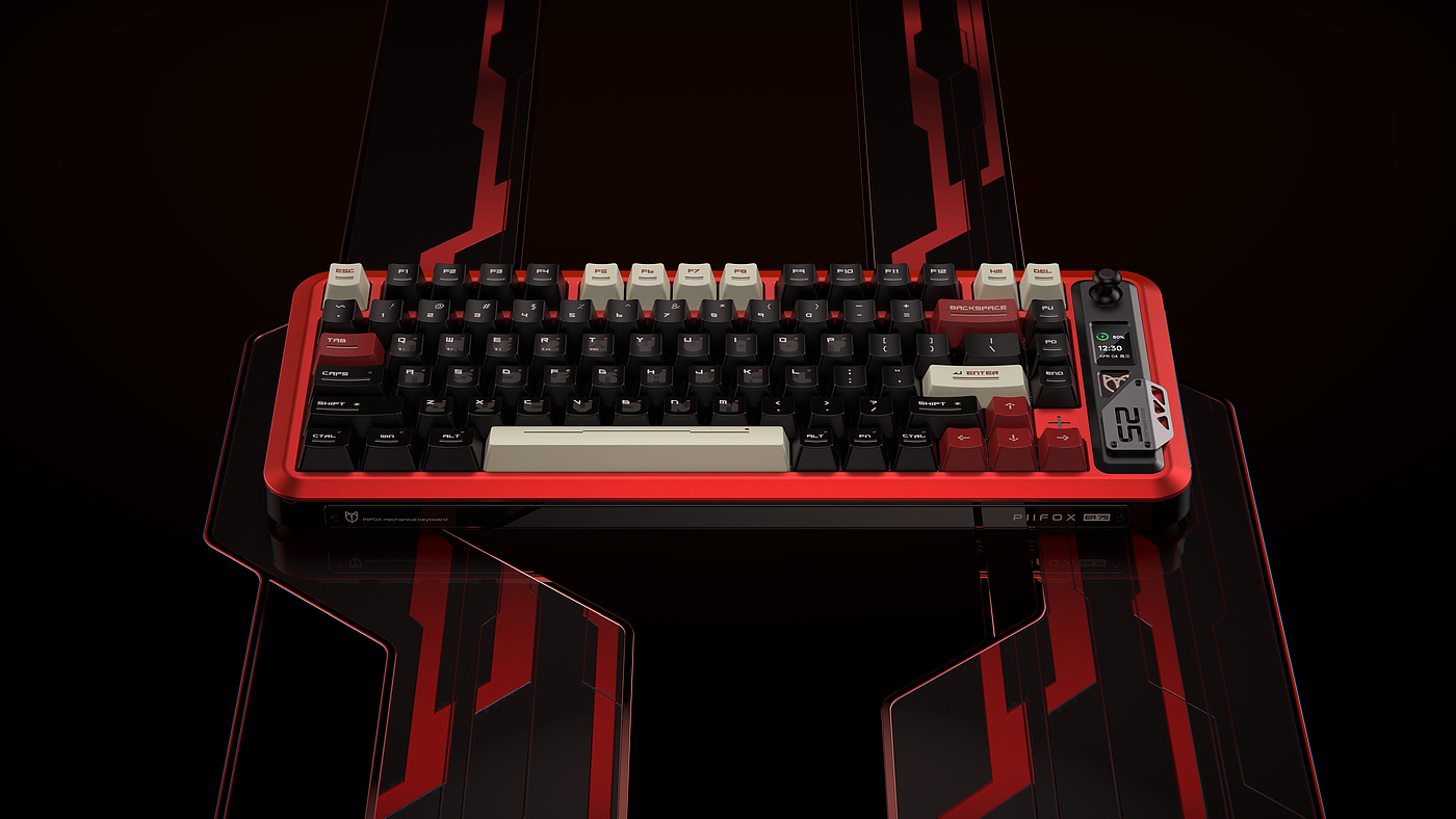 Mechanical keyboard，Magnetic axis keyboard，Customization，Mecha wind，Game peripherals，Tide Play Style，Table setting，