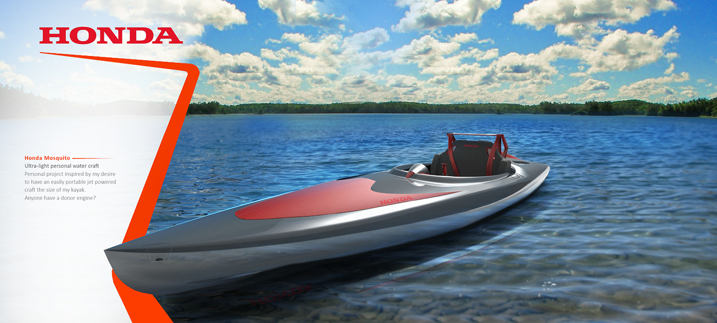 Honda Mosquito，light，yacht，Jet power，Ship branch，Portable，
