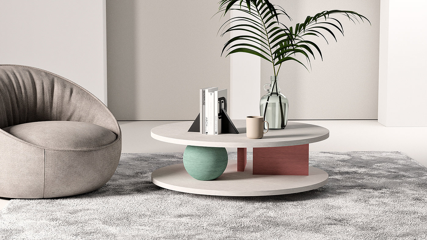 Coffee table，Playful，Table，