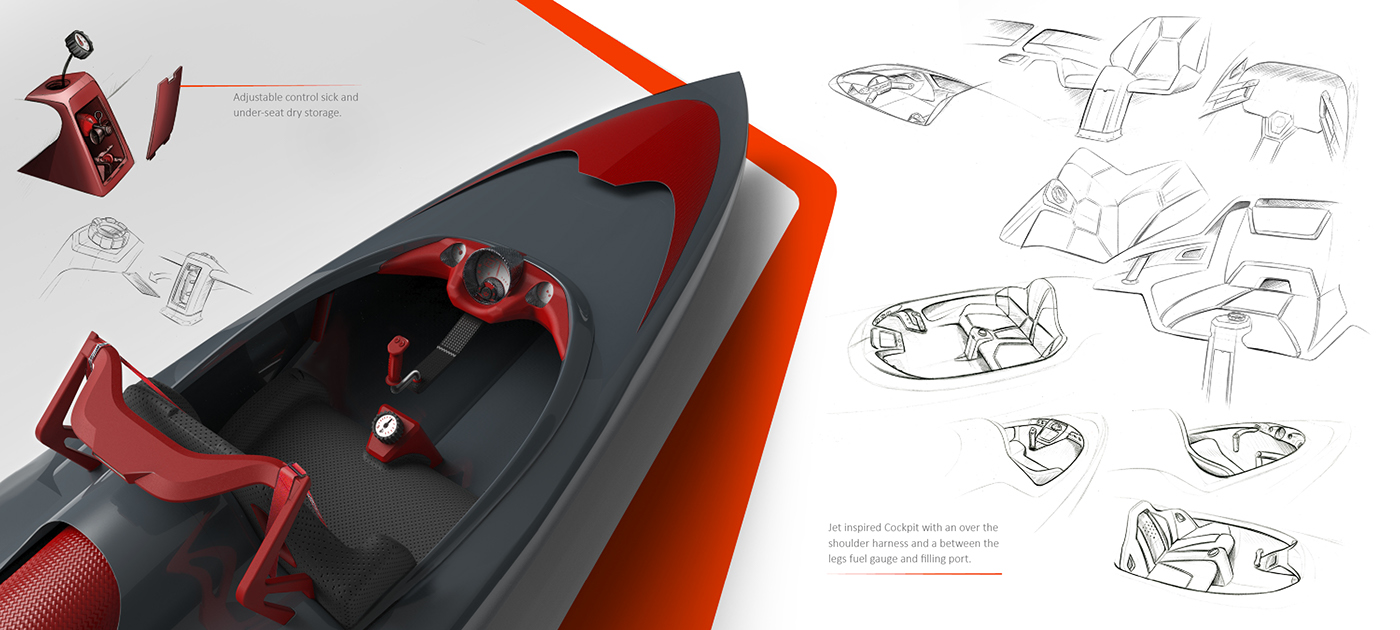 Honda Mosquito，light，yacht，Jet power，Ship branch，Portable，