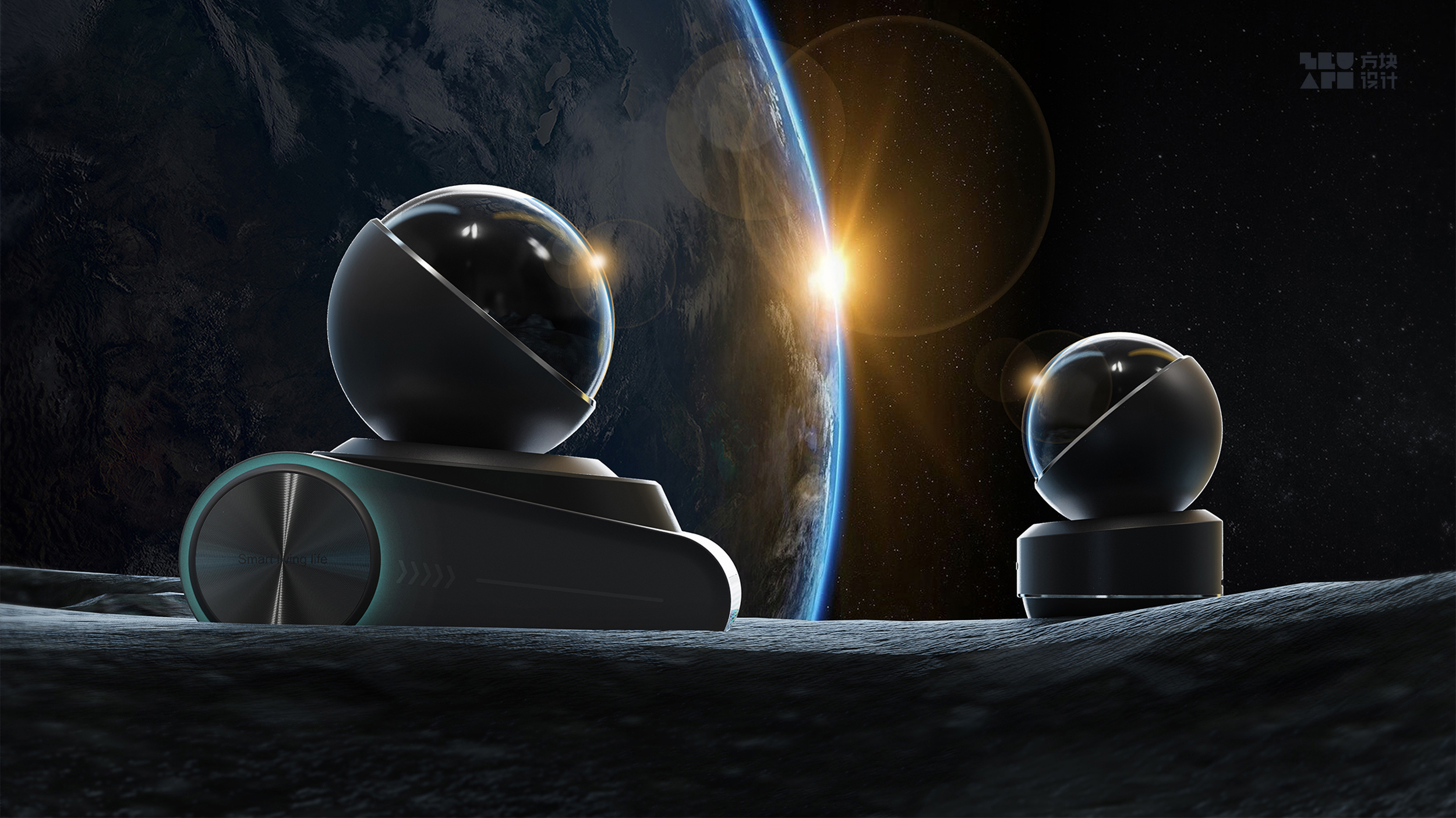 Mobile IPC，Smart camera，Smart appliances，product design，industrial design，Mobile camera，Block design，It's so outstanding，