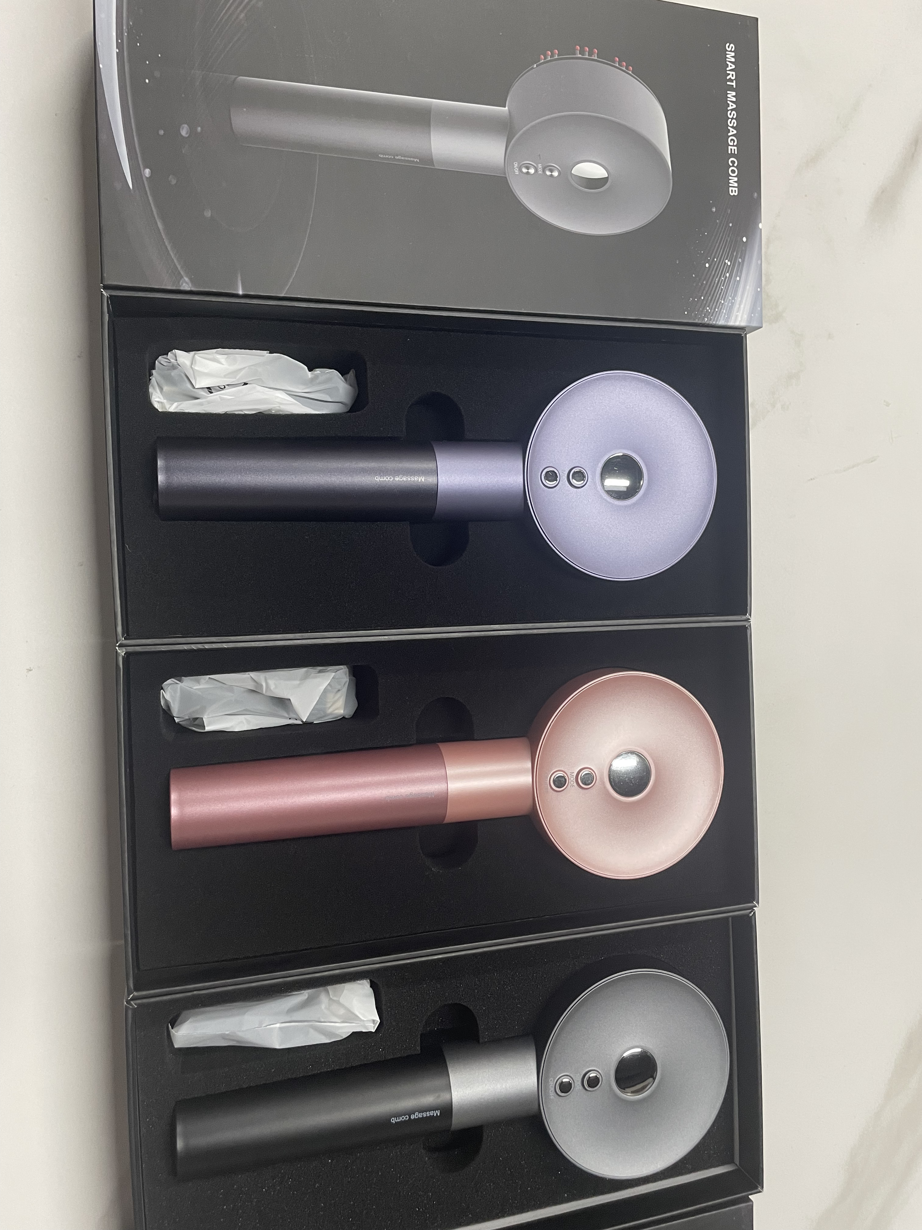 Intelligent Massager，scalp massage comb，Hair comb，Physiotherapy comb，Red light massage comb，