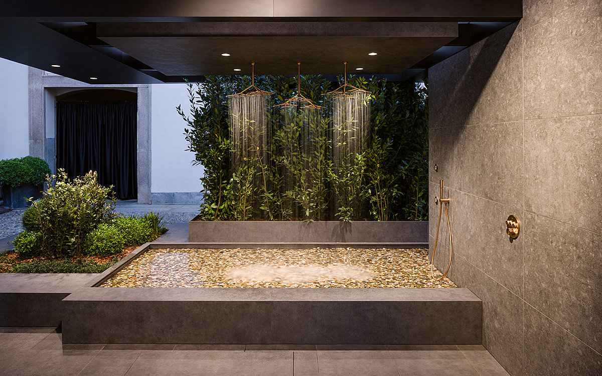 GROHE SPA，environmental design，Architecture，Interior design，