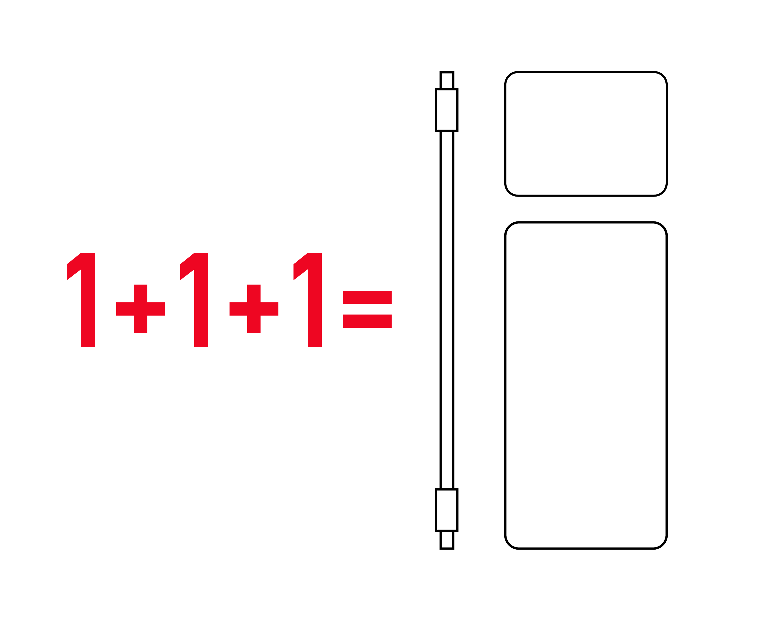 product design，portable battery，One plus，Flash，Good simple geometry，Design，Pouch 3-in -1，