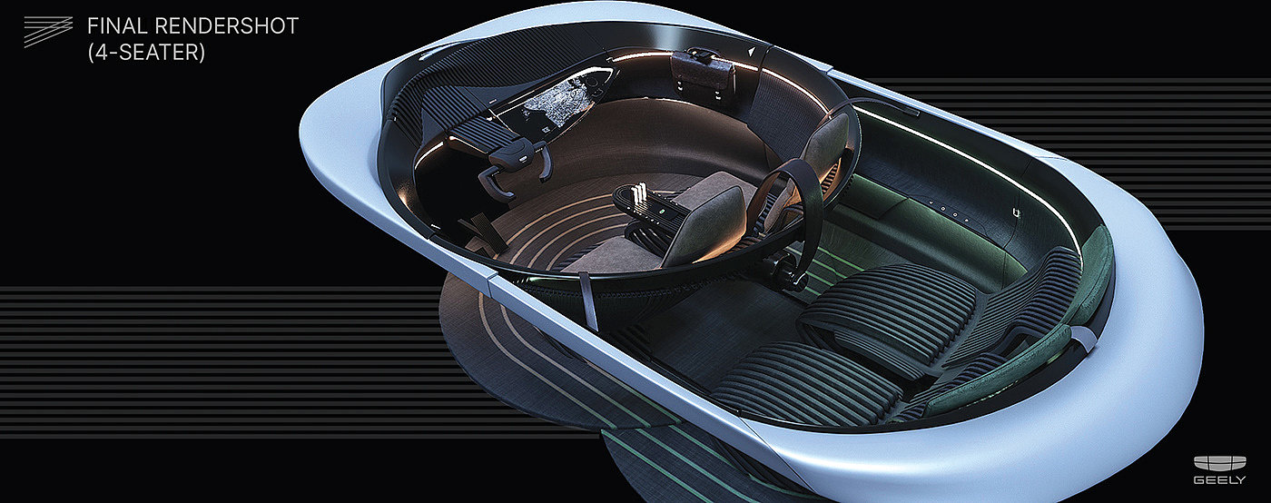 Design，space，efficiency，conceptual design，Automotive interior，