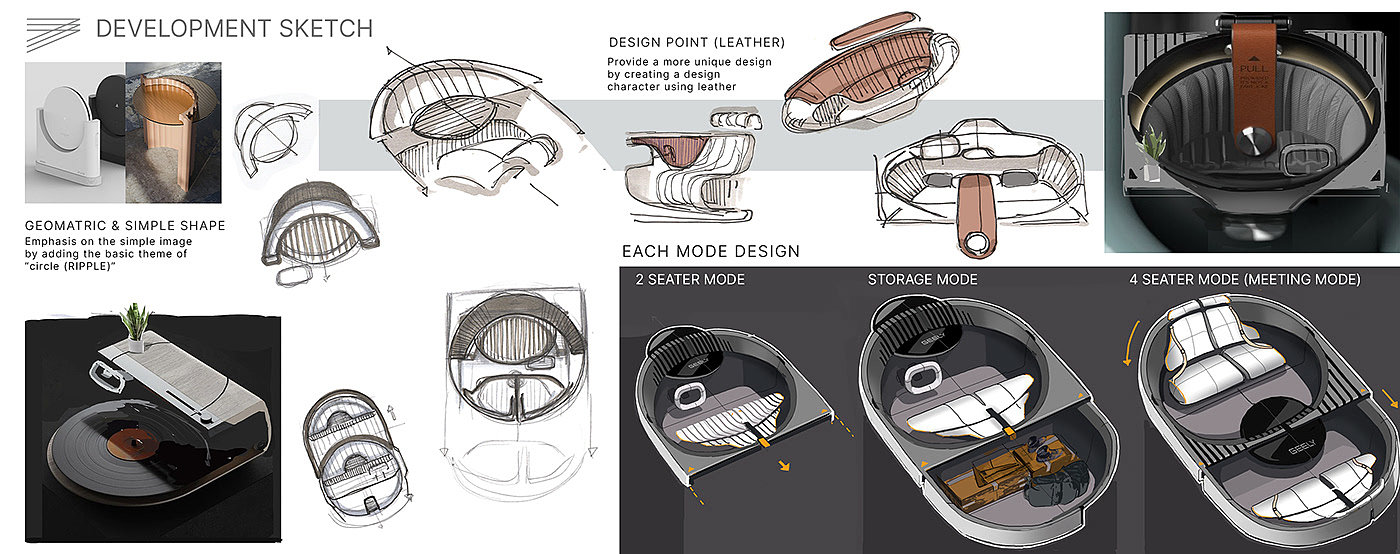 Design，space，efficiency，conceptual design，Automotive interior，