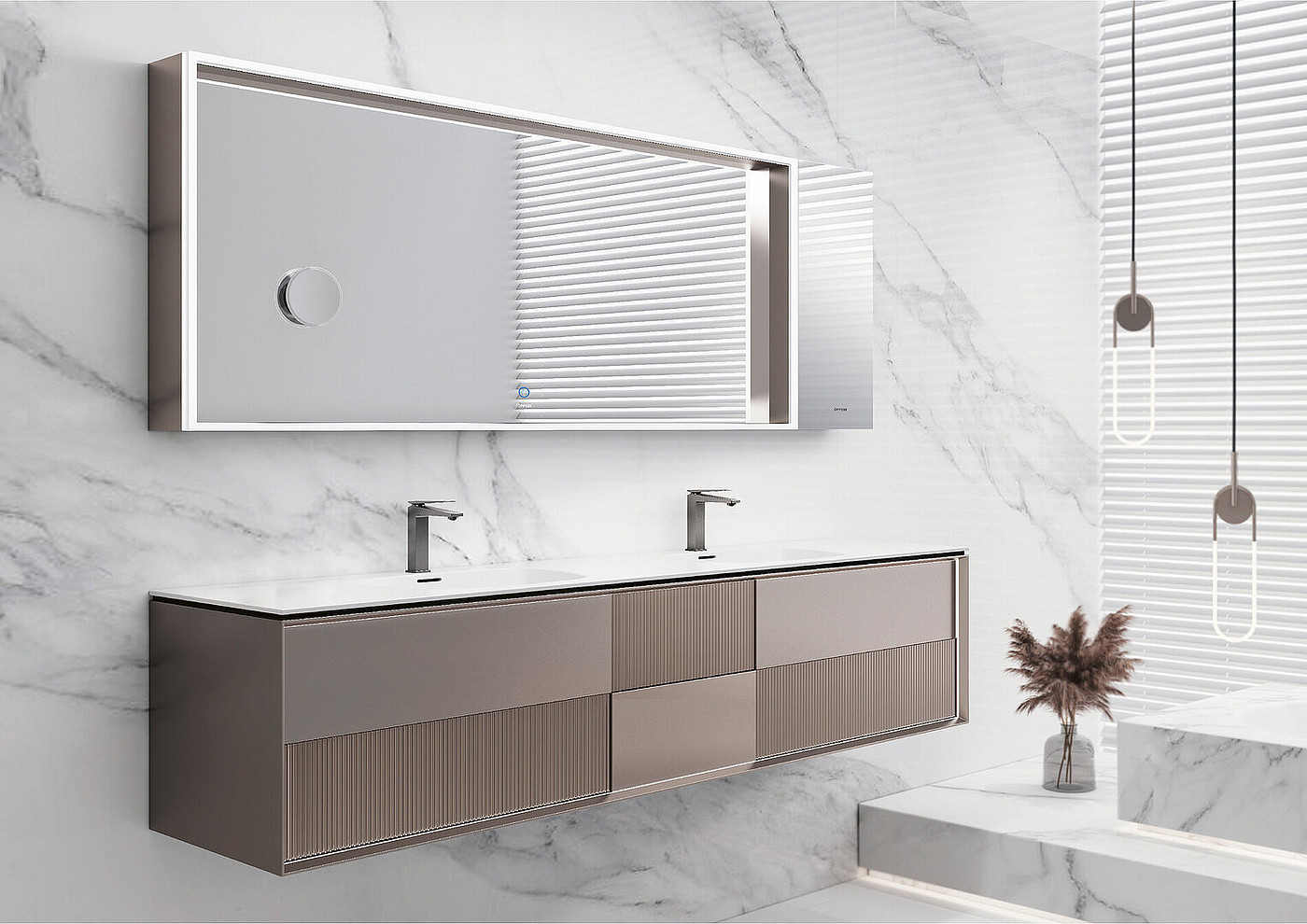 bathroom，Bathroom cabinet，European pie，Shower Room，German red dot，Red Dot Award-winning works，