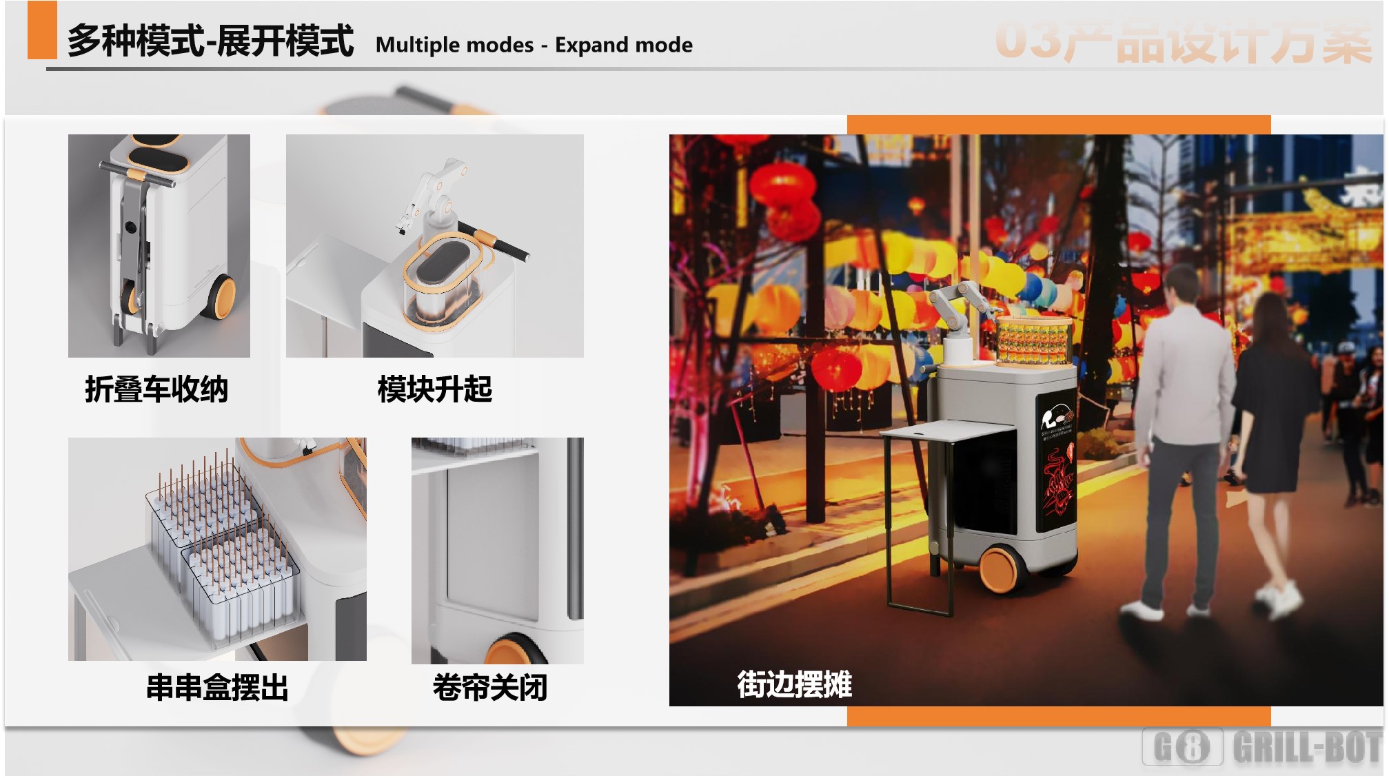 street-stall economy ，vehicle，intelligent product design，Modular design，Multifunctional design，Interactive experience，