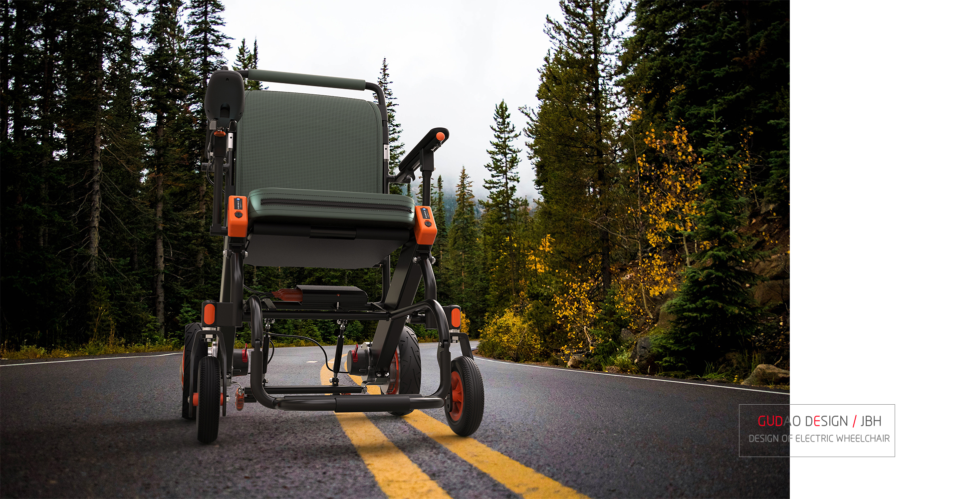 Electric wheelchair，Nanjing Guyu Design Co., Ltd，GUDAODESIGN，Transportation tools，