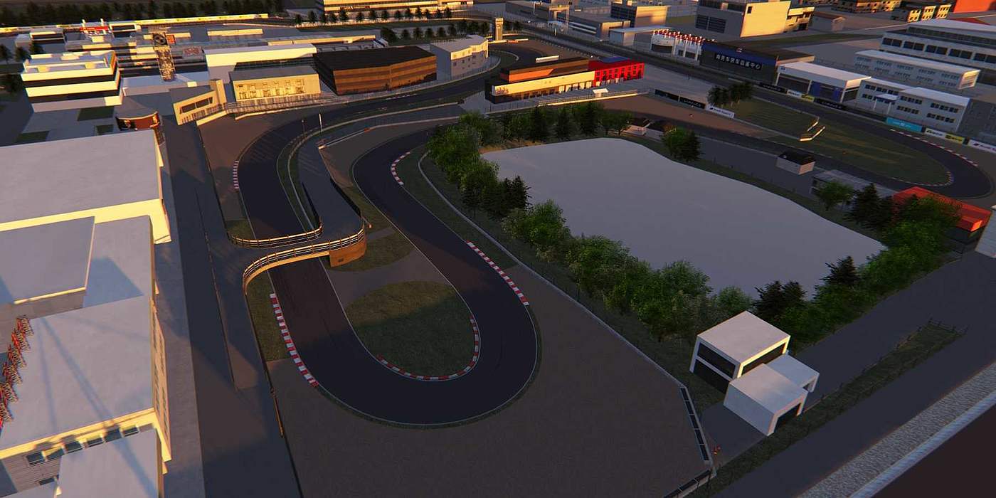 Racing Track Digital Model Digital Racing，