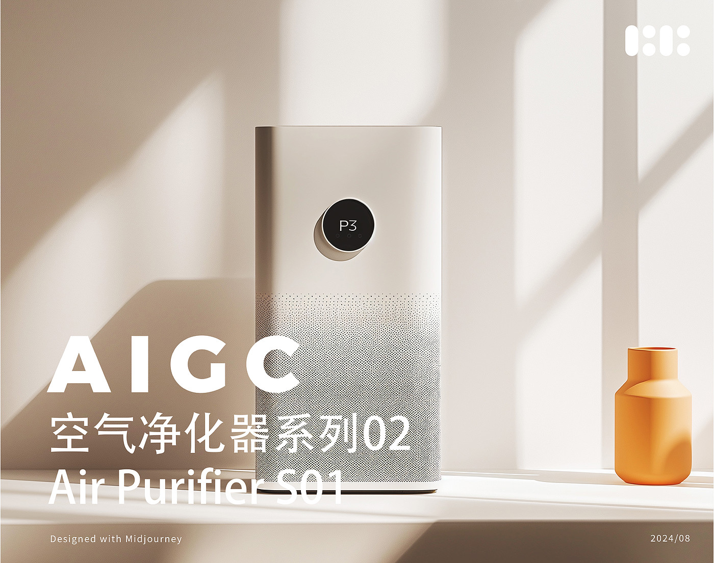 air cleaner，ai，midjourney，product design，Home environment，clean air ，