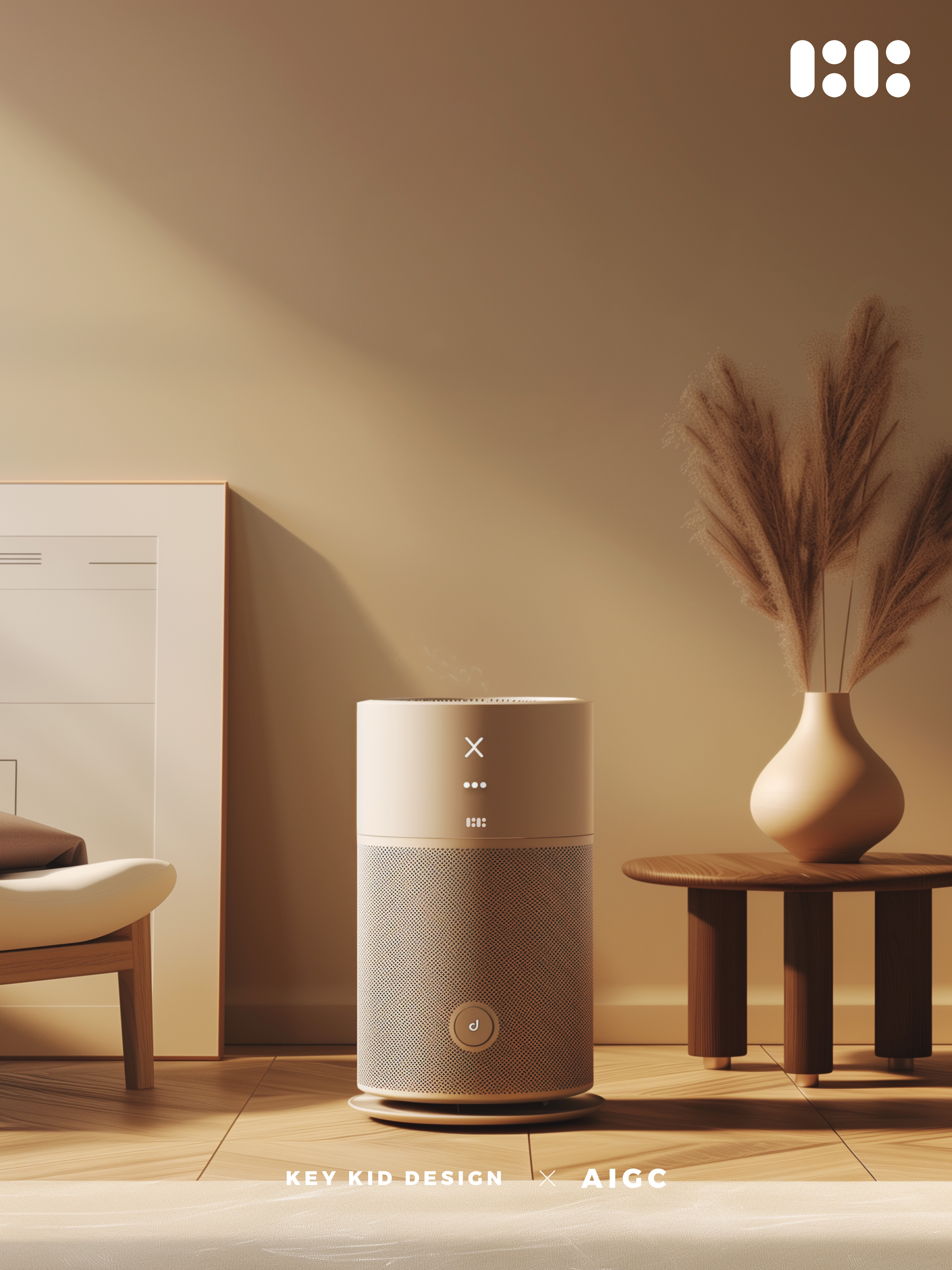 air cleaner，ai，midjourney，product design，Home environment，clean air ，