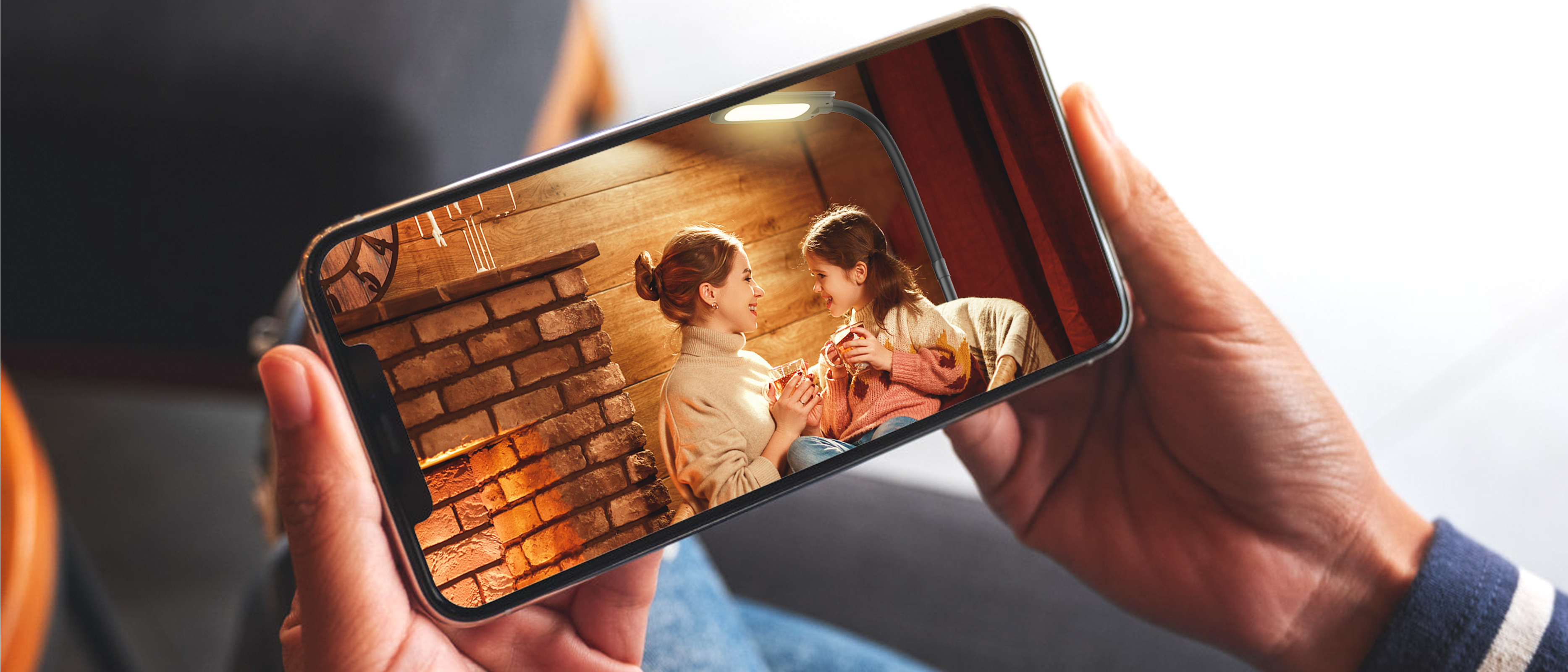 Floor lamp，Atmosphere lamp，GVVOO HOME: Sofa two-color floor lamp，LED floor lamp，