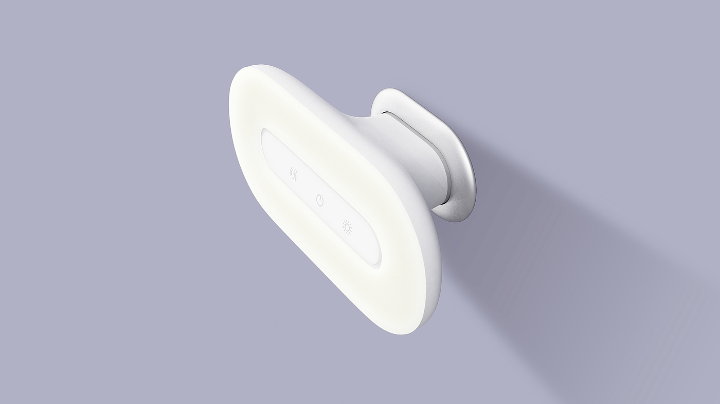 Night light，Bedside lamp，Voice control lamp，