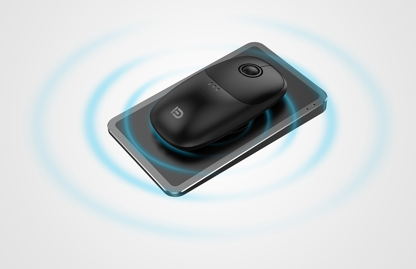 mouse，Wireless charging mouse，Wireless charging，