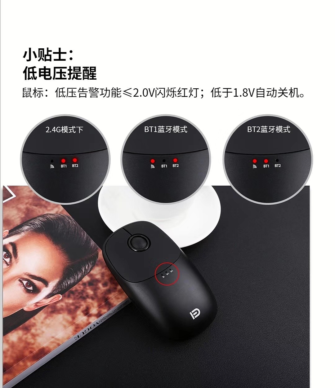 mouse，Wireless charging mouse，Wireless charging，