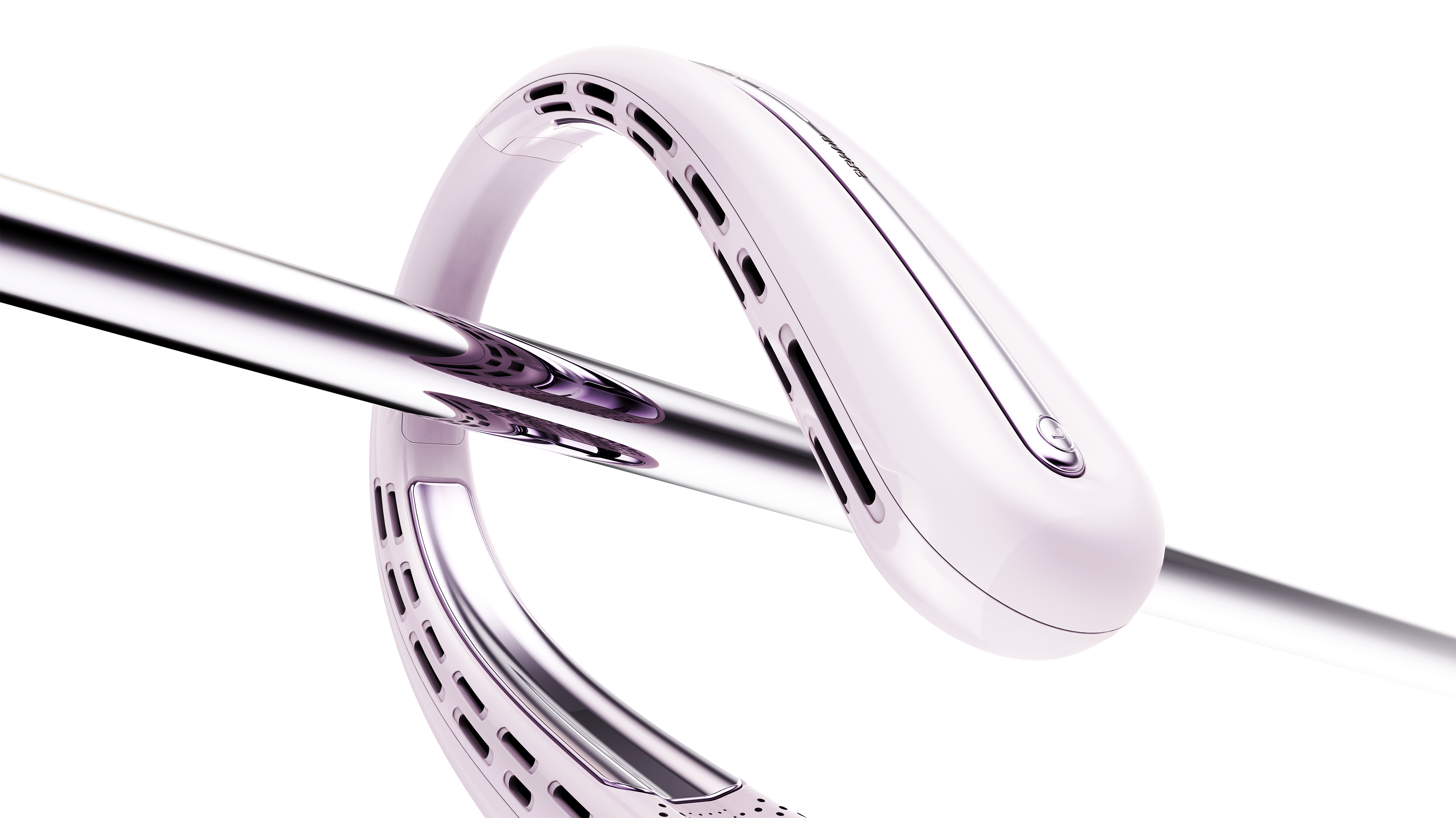 Consumer electronics design, appearance design, hanging neck fan design，