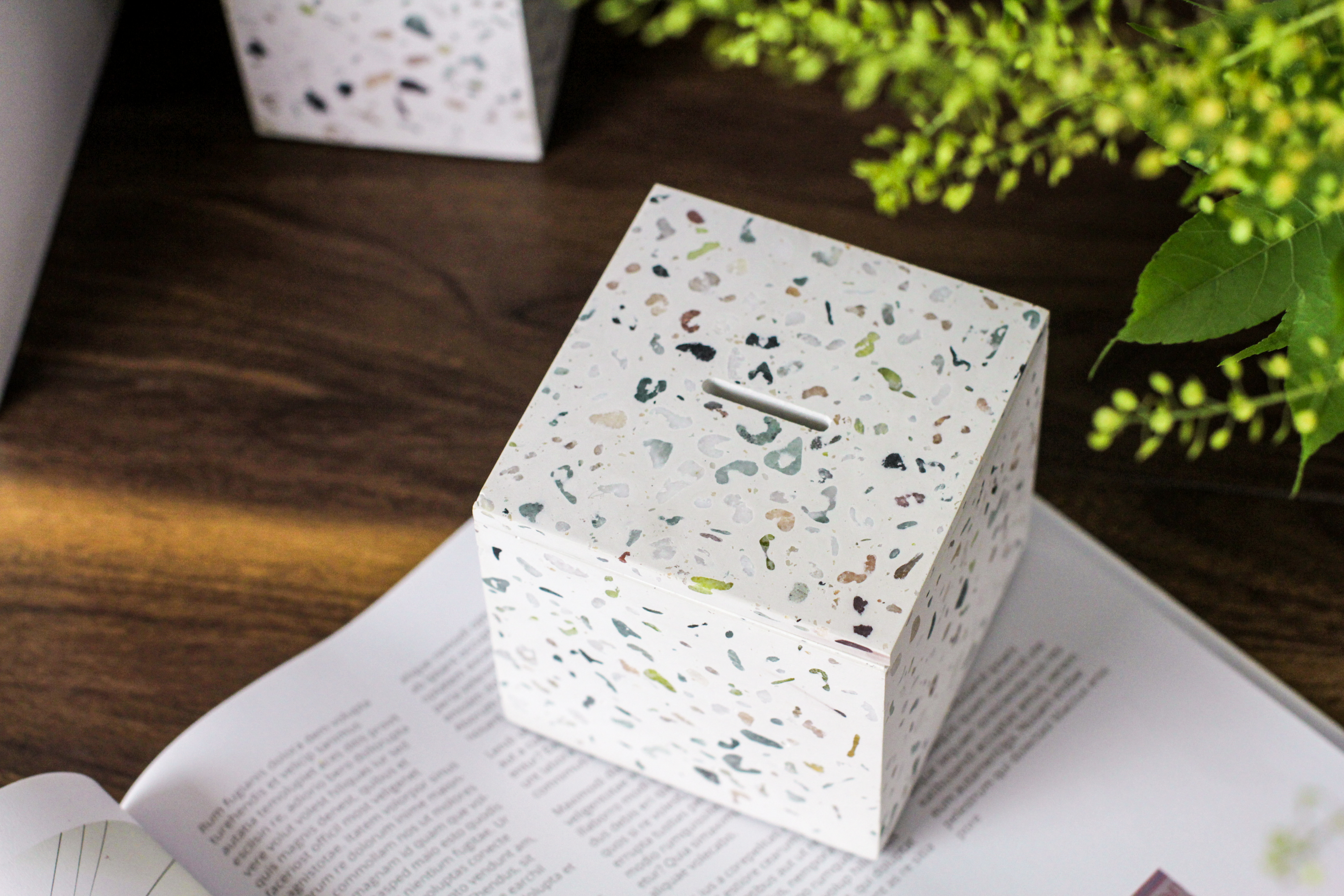 Piggy，Terrazzo，Clear cement，concrete，nougat，Pure handmade，First cow，