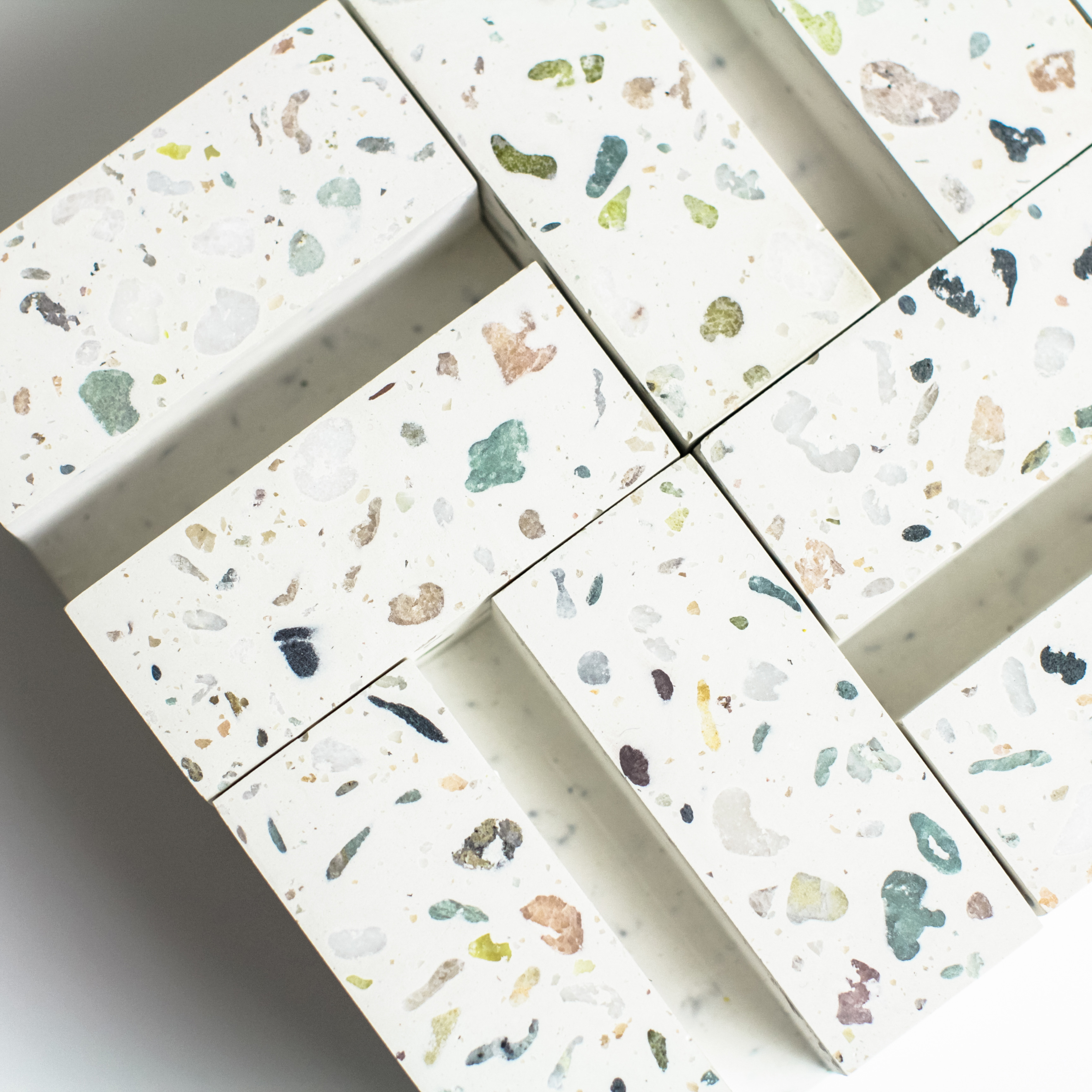 Business card holder，Card holder，First cow，Terrazzo，Pure handmade，Clear cement，concrete，