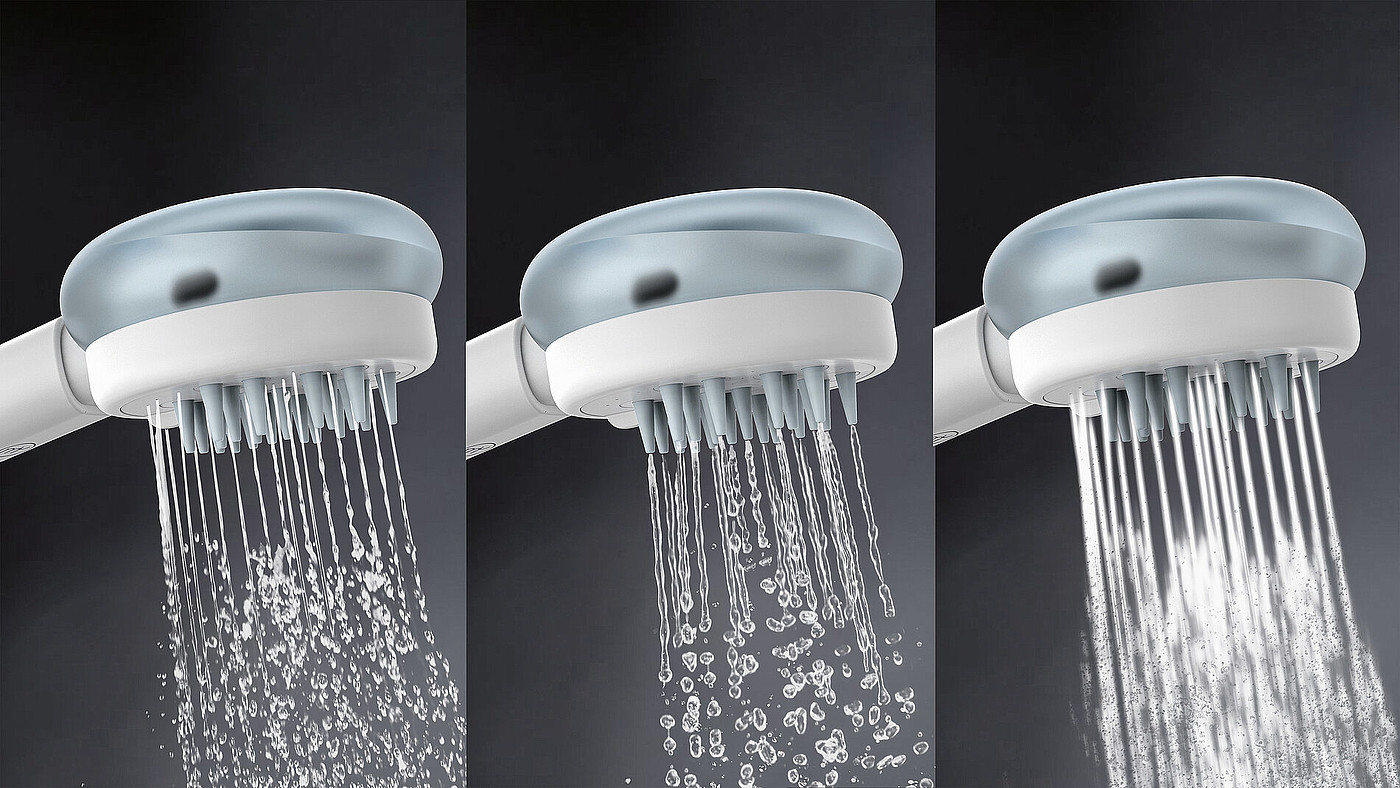 2024 Red Dot Product Design Award，Bathroom Design and Personal Care，a shower nozzle，