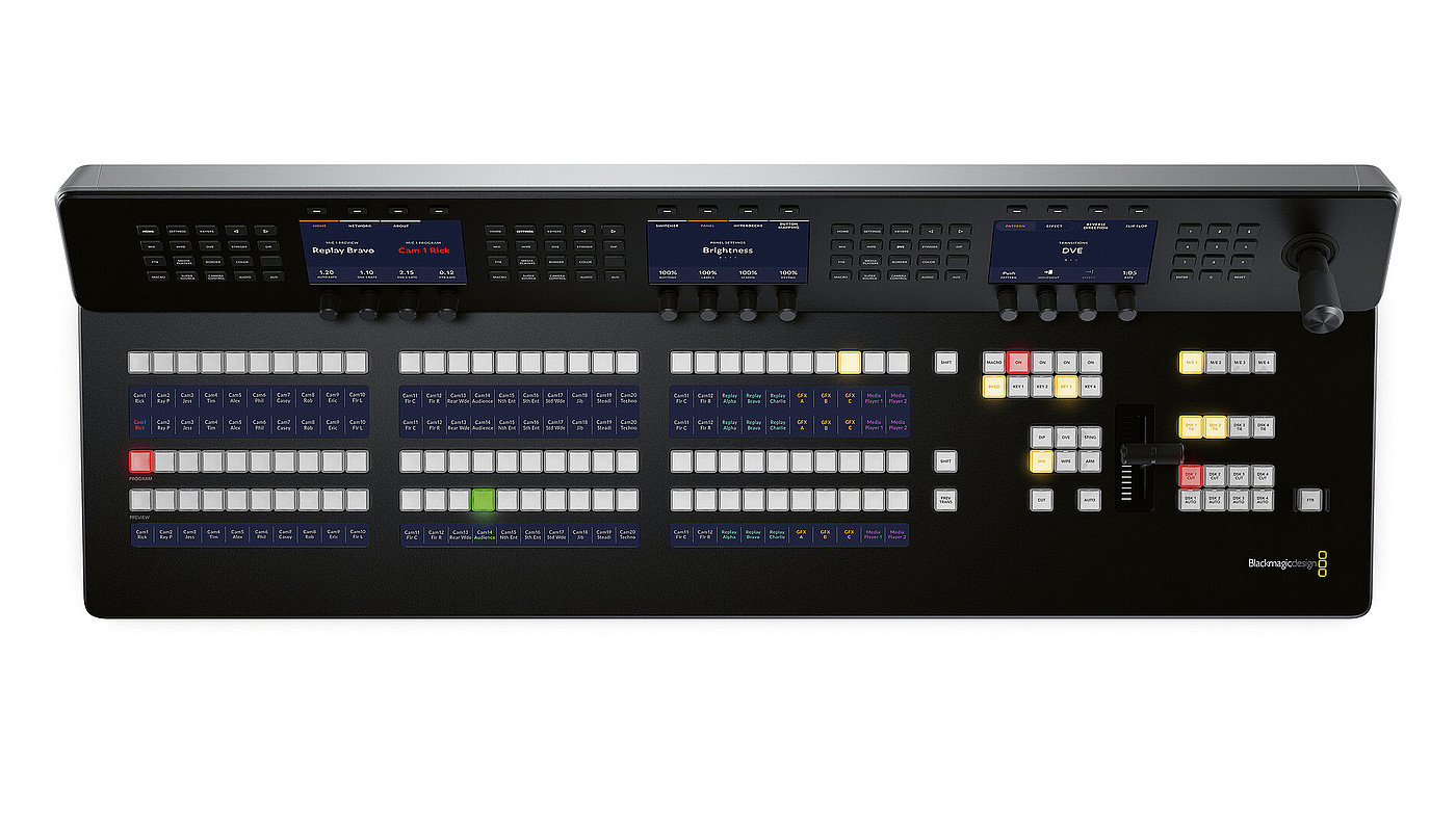 2024 Red Dot Product Design Award，Cameras and equipment，Real-time production switcher control panel，