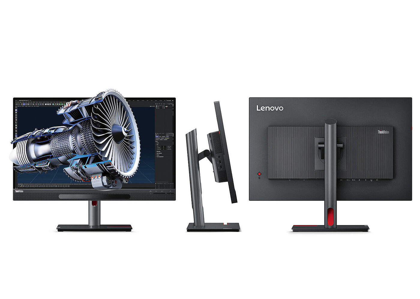 【2024 红点奖】Lenovo ThinkVision 27 3D Monitor / 显示器 - 普象网