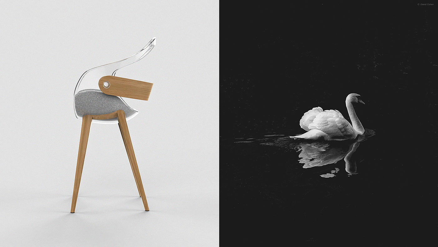 swan，Office chair，furniture，product design，