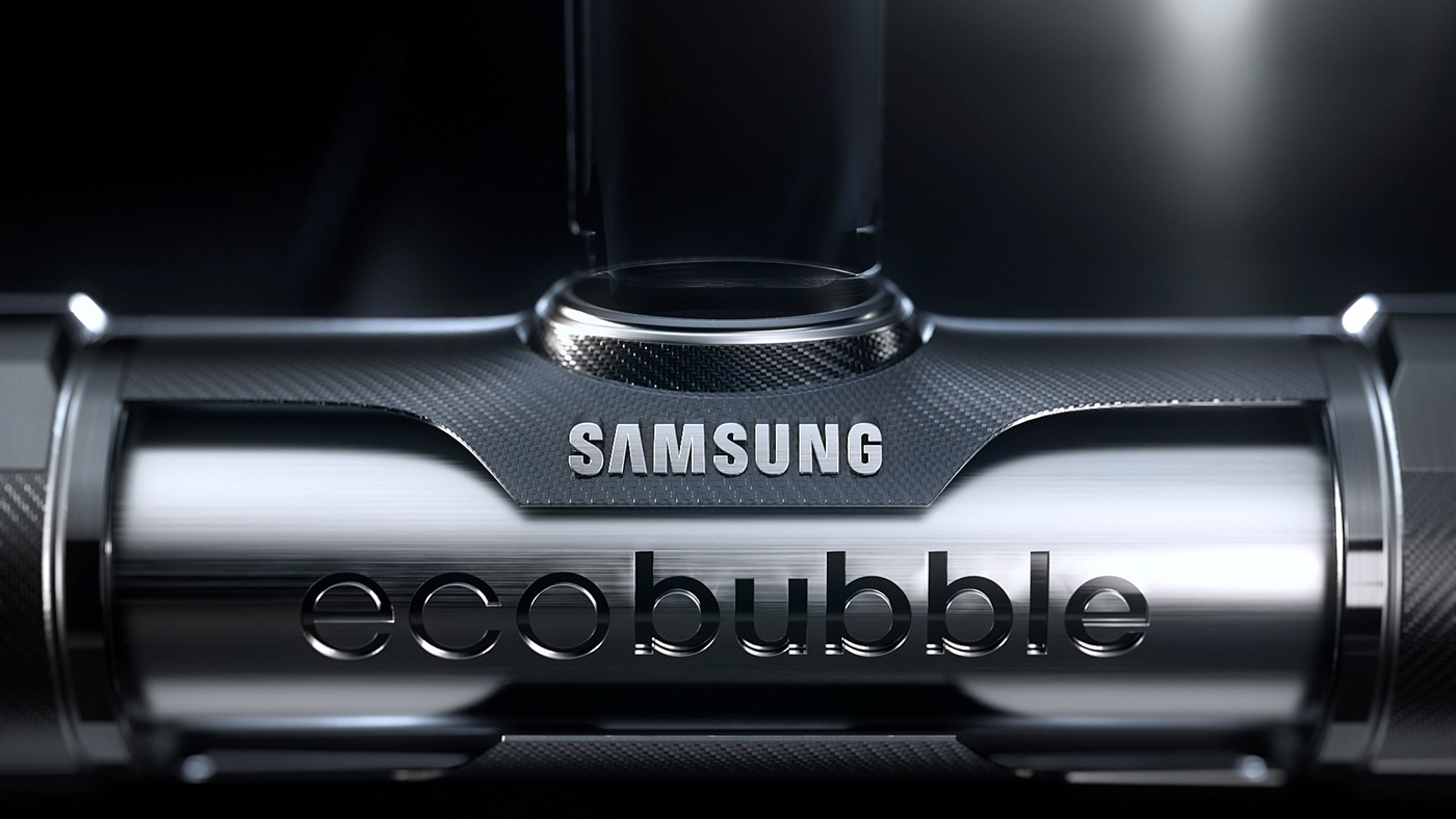 household electrical appliances，product，industrial design，Samsung，roller，Washing machine，