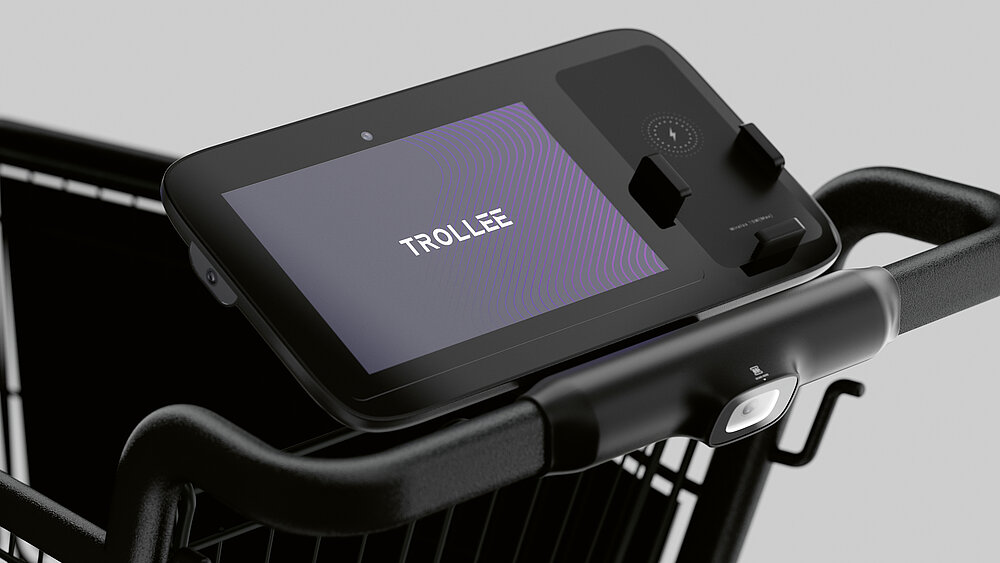 2024 Red Dot Product Design Award，Industrial Design and Robotics，Smart shopping cart，