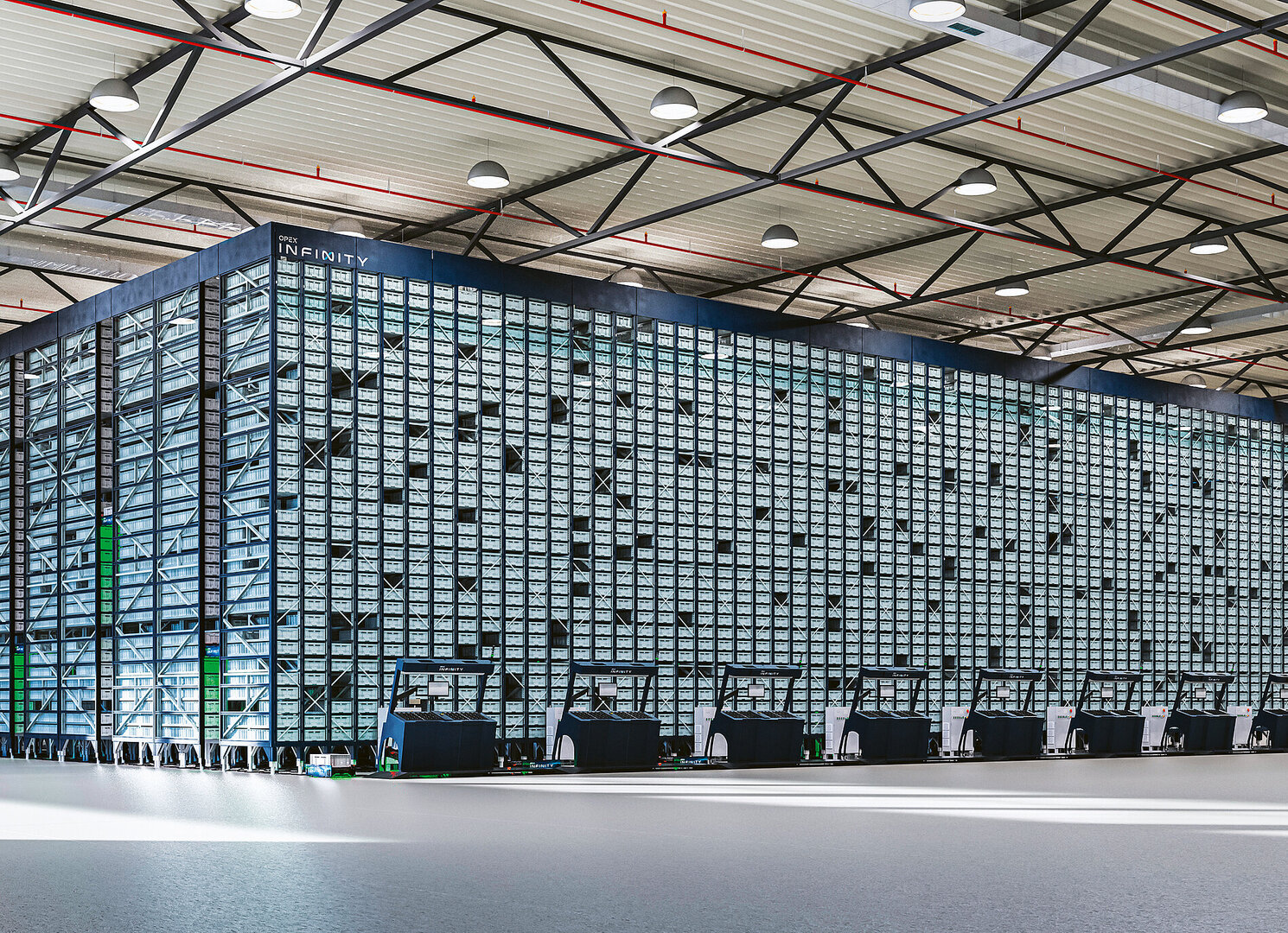 2024 Red Dot Product Design Award，Industrial Design and Robotics，automatic storage and retrieval system，